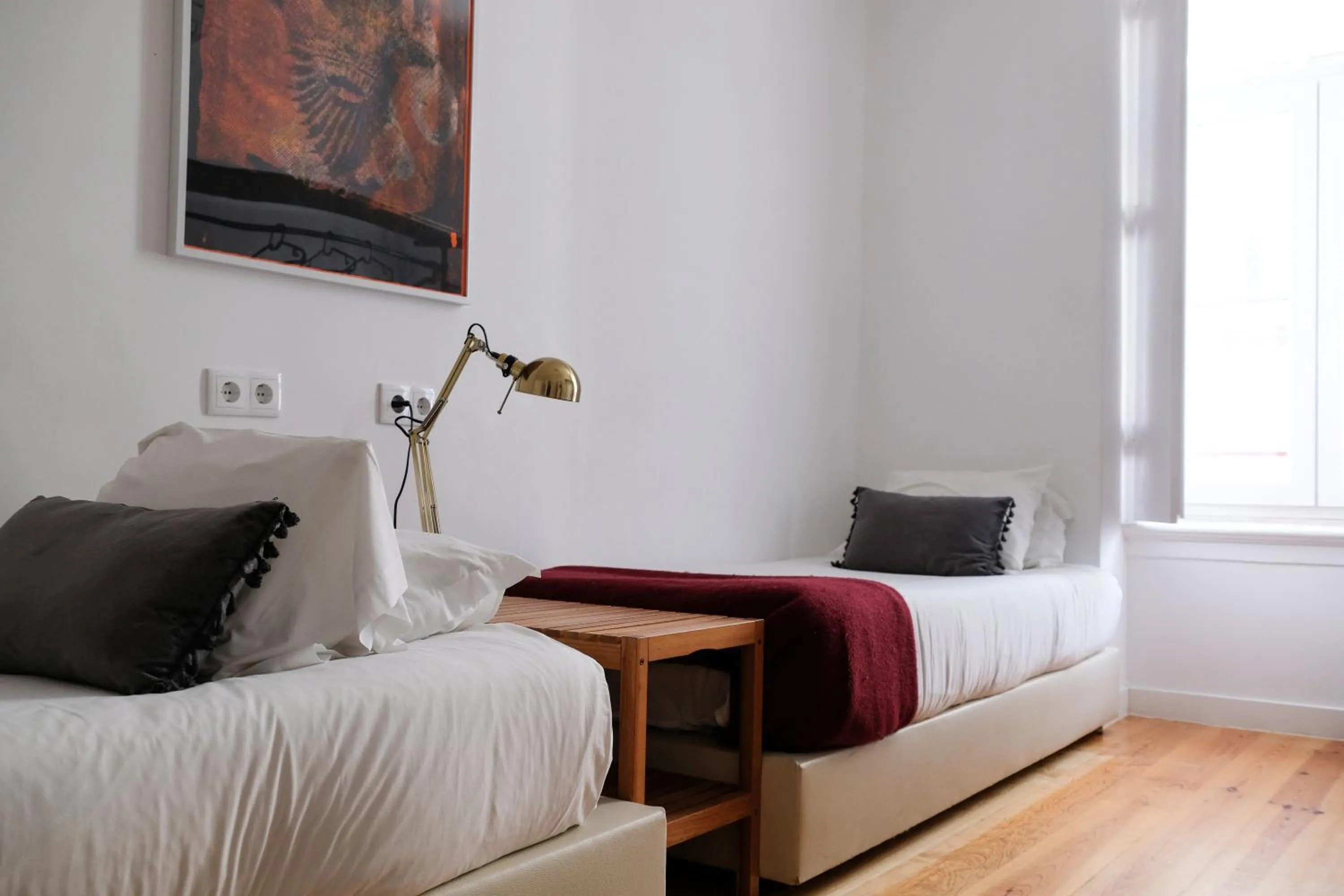 Bed in Lisbon Poets Inn