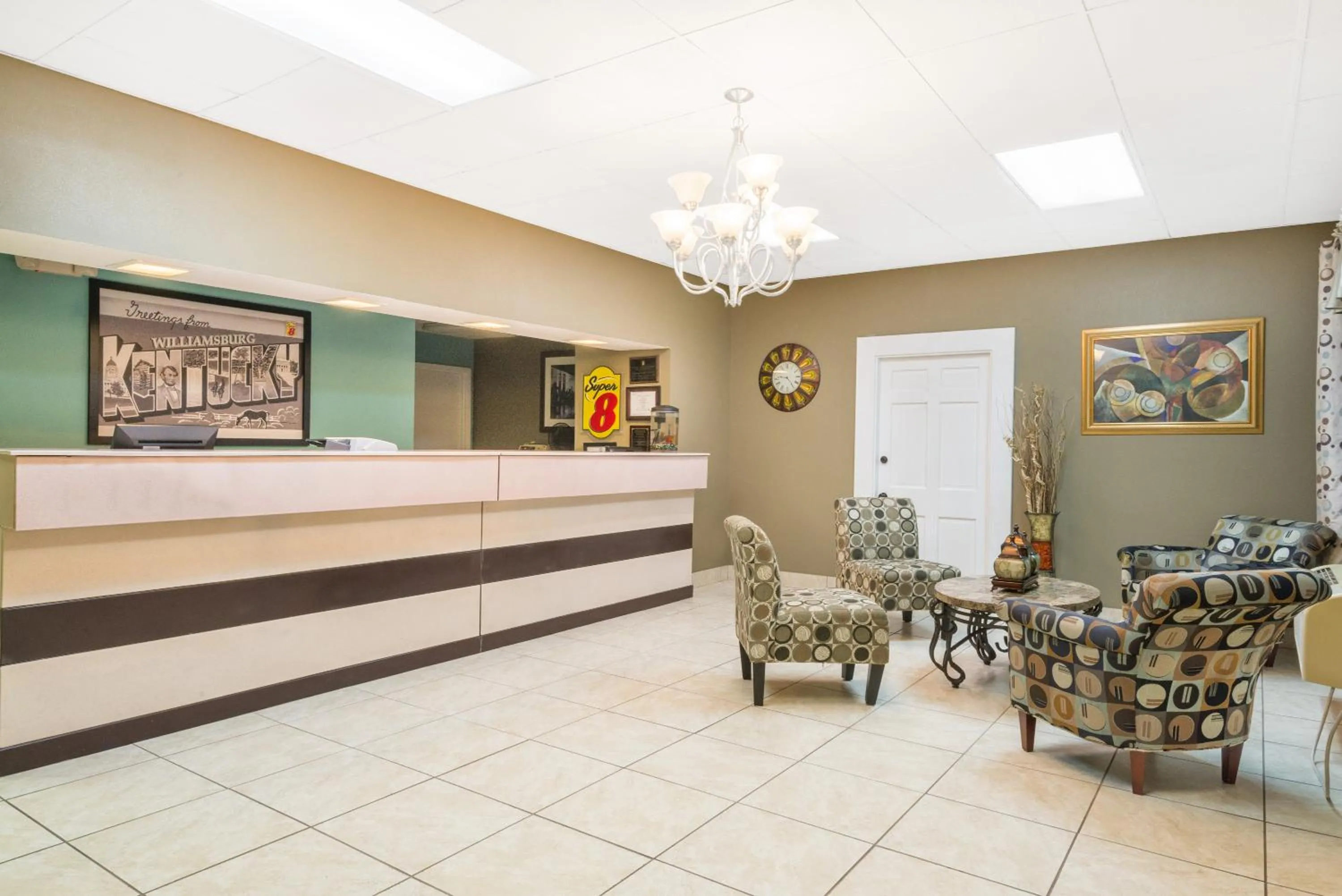 Lobby or reception, Lobby/Reception in Super 8 by Wyndham Williamsburg