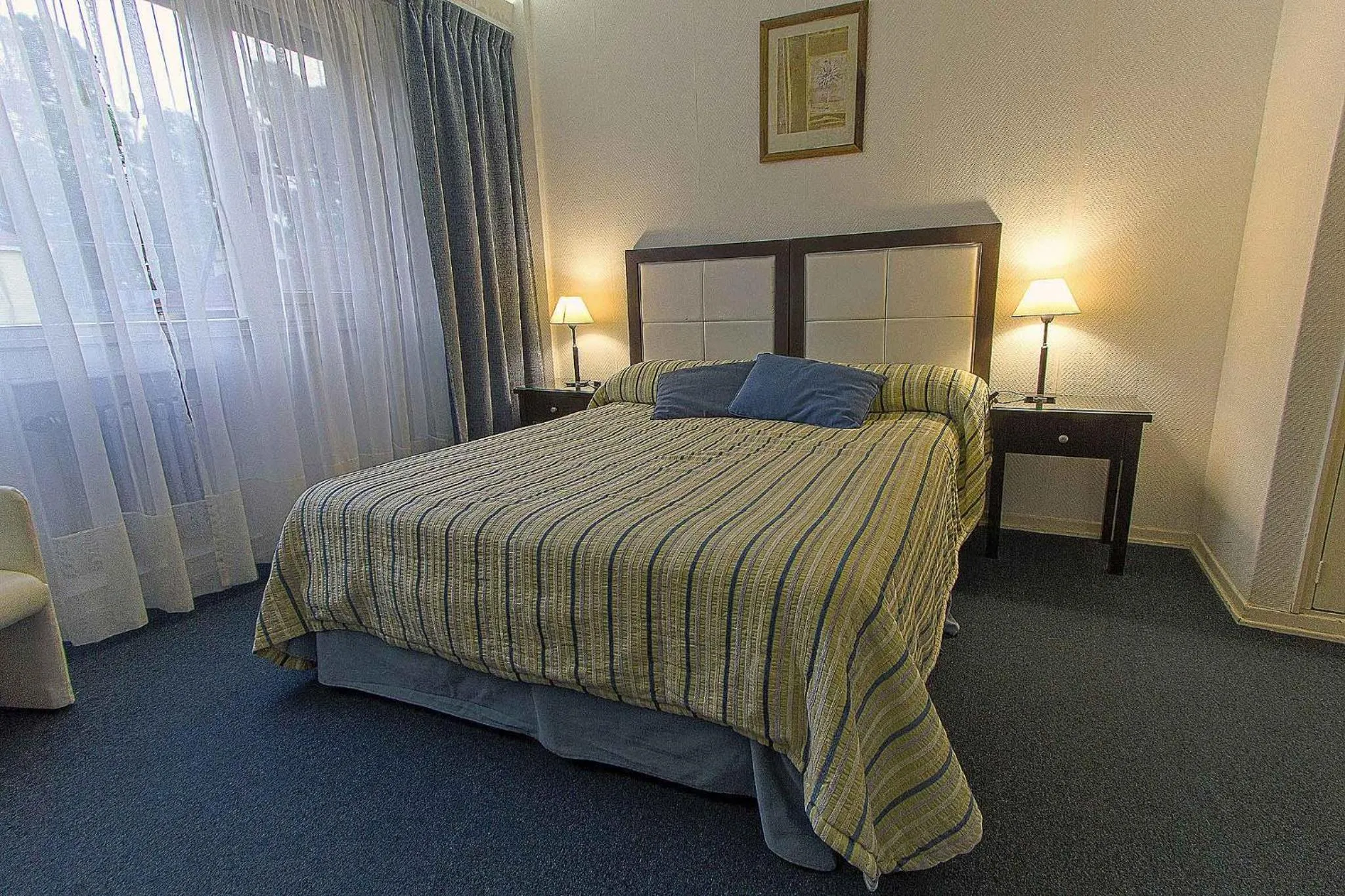 Decorative detail, Bed in Hotel Libertador de Pinamar