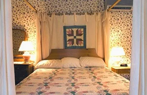 Bed in The Wayside Inn