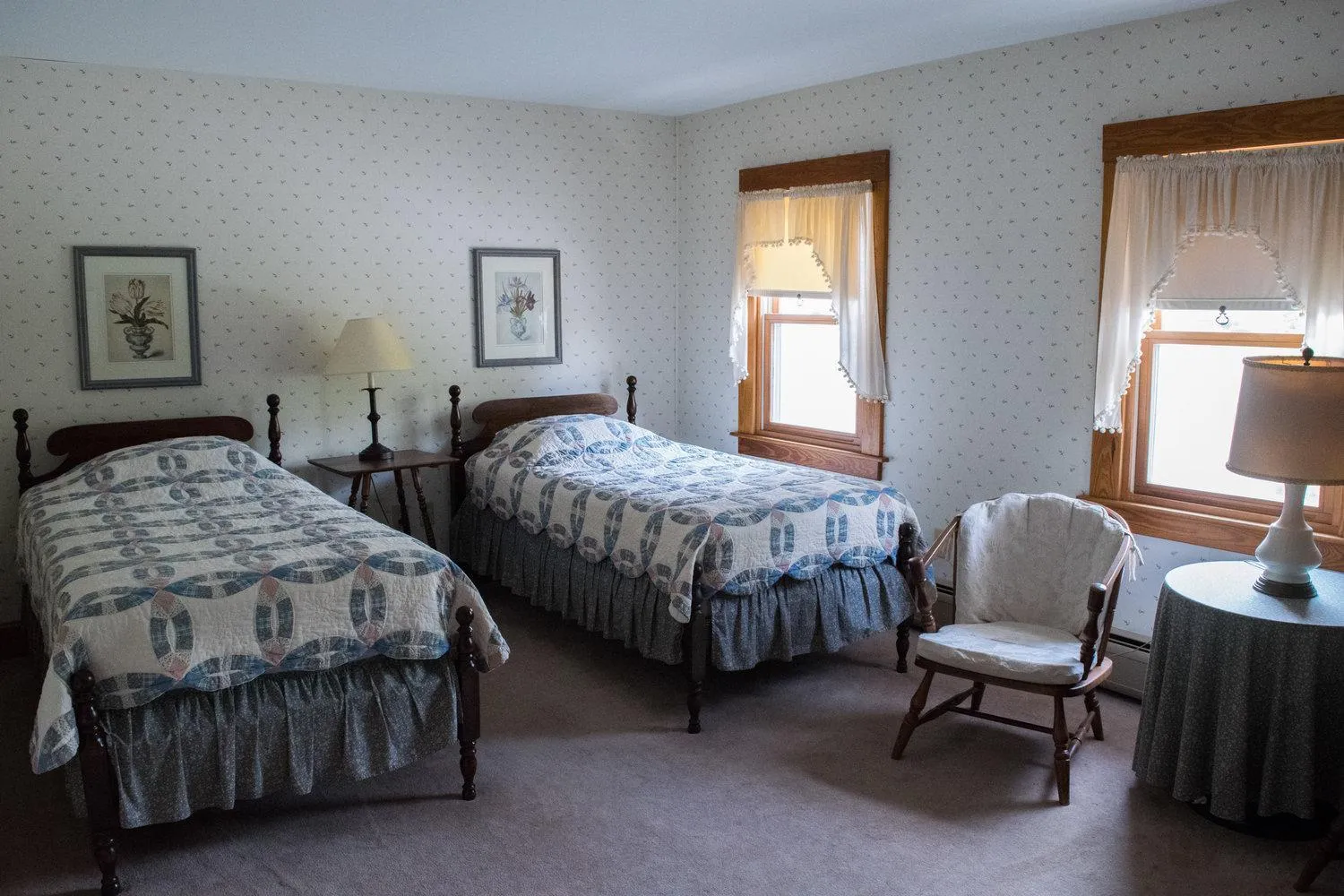 Bed in The Wayside Inn