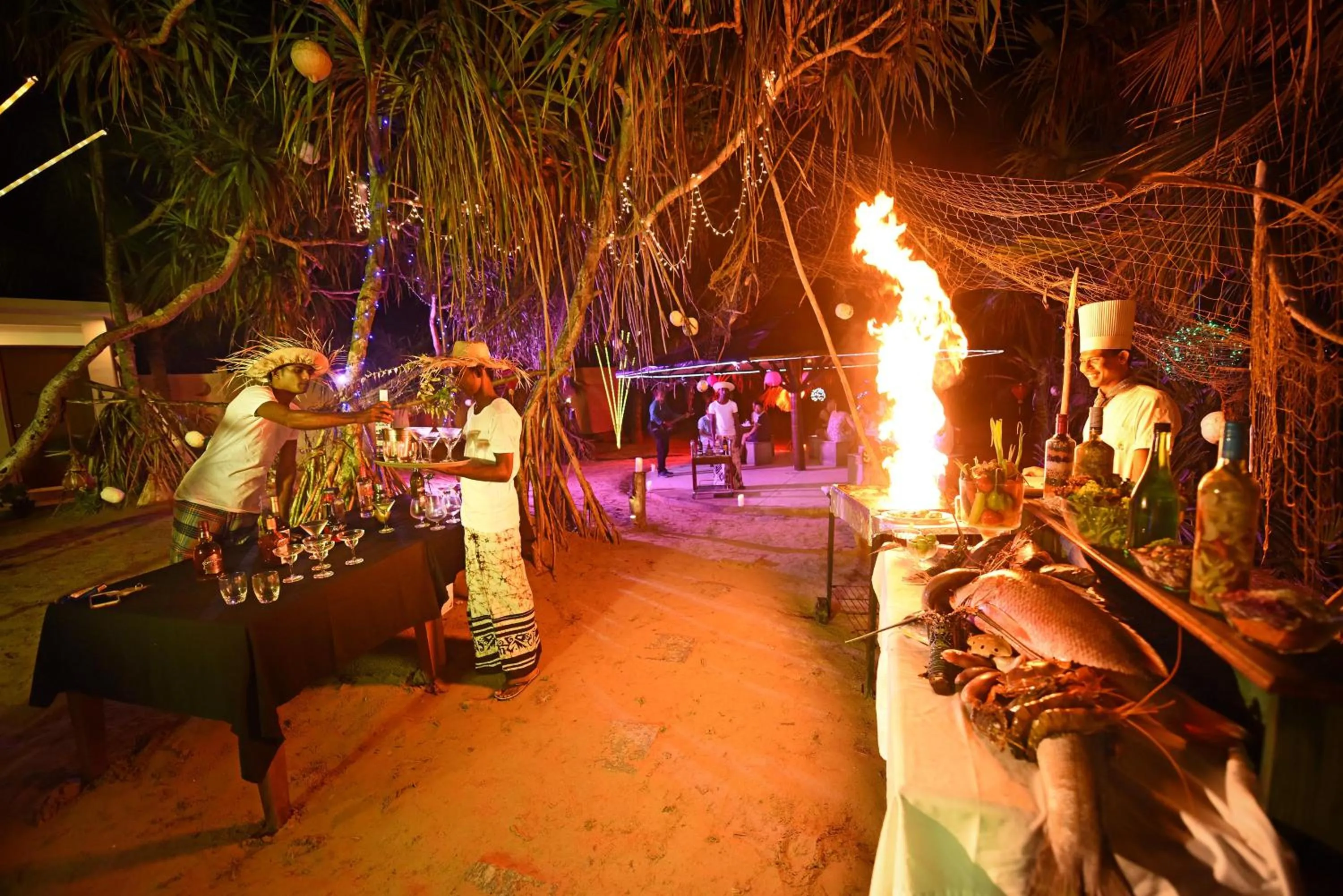 Staff in Mandara Resort Mirissa