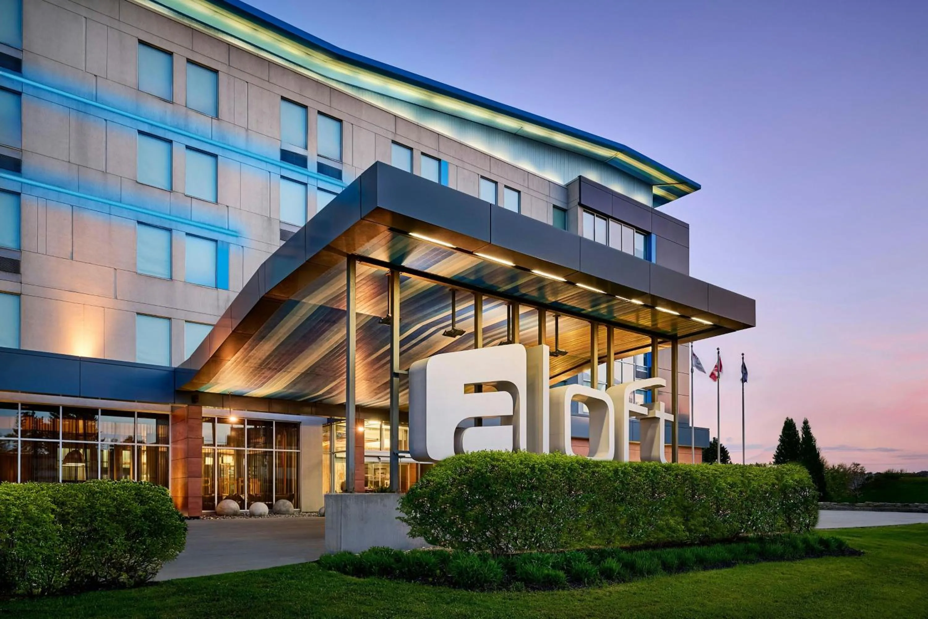 View (from property/room) in Aloft Montreal Airport