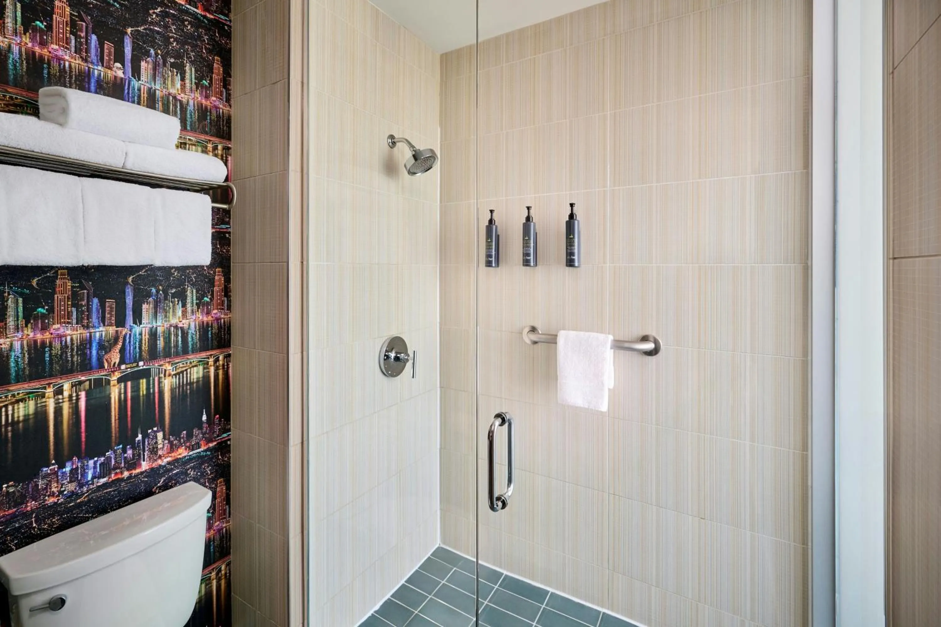 Bathroom in Aloft Montreal Airport