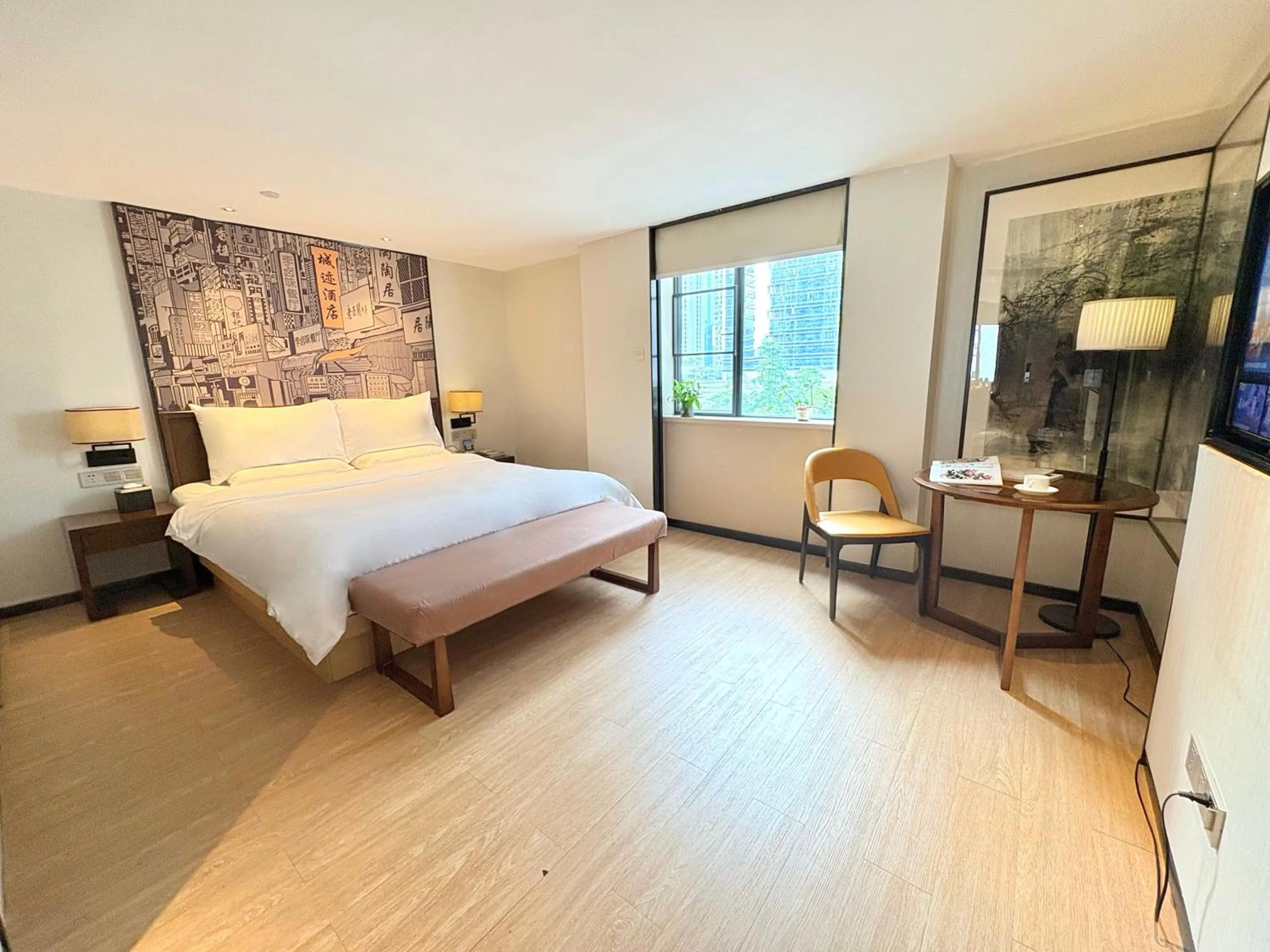 Bed in Guangzhou City Join Hotel Shipai Qiao metro Branch