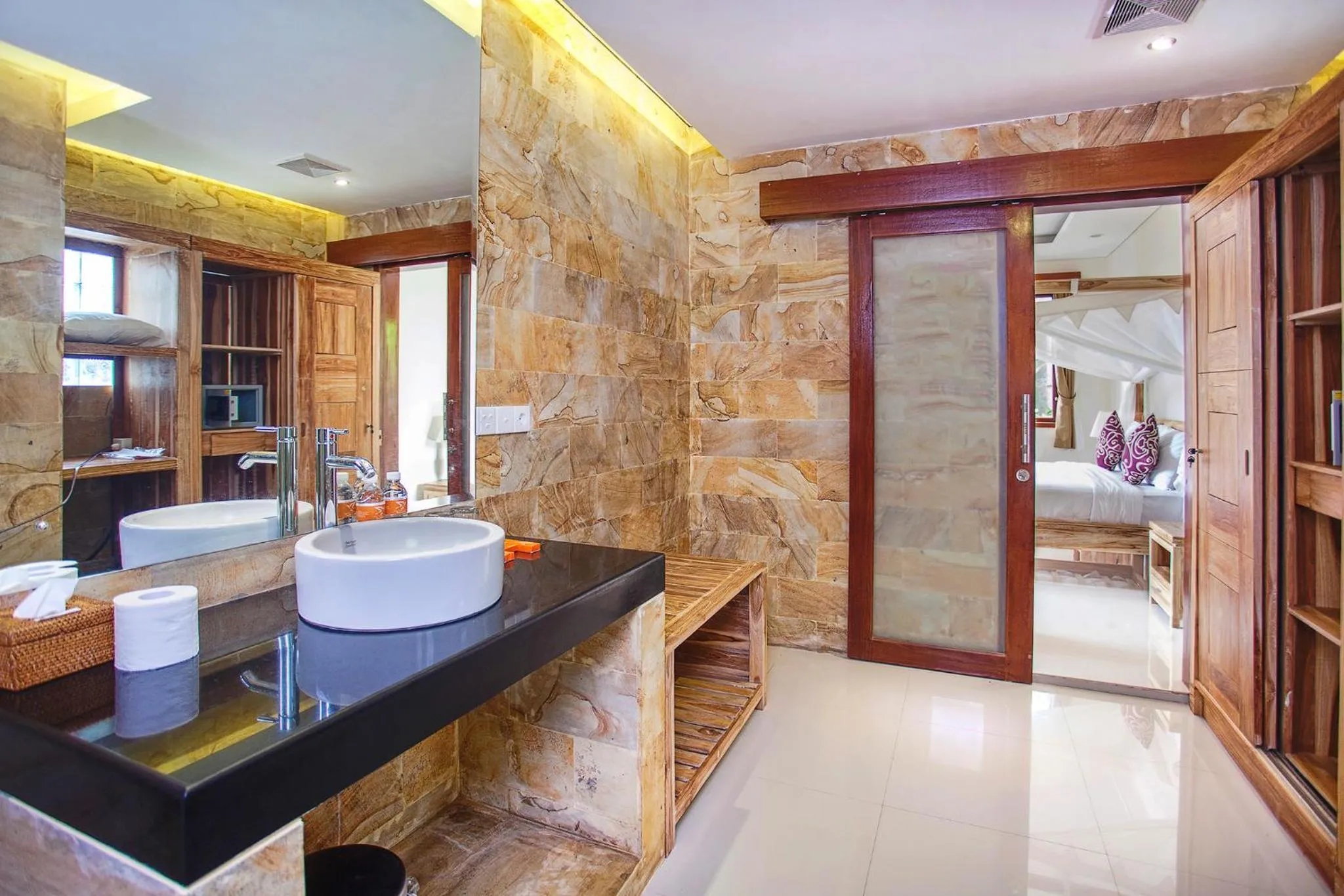 Bed in Alas Petulu Villa Resort and Spa