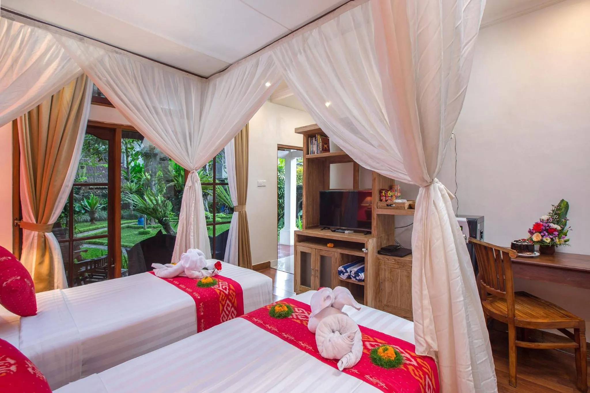 Bed in Alas Petulu Villa Resort and Spa