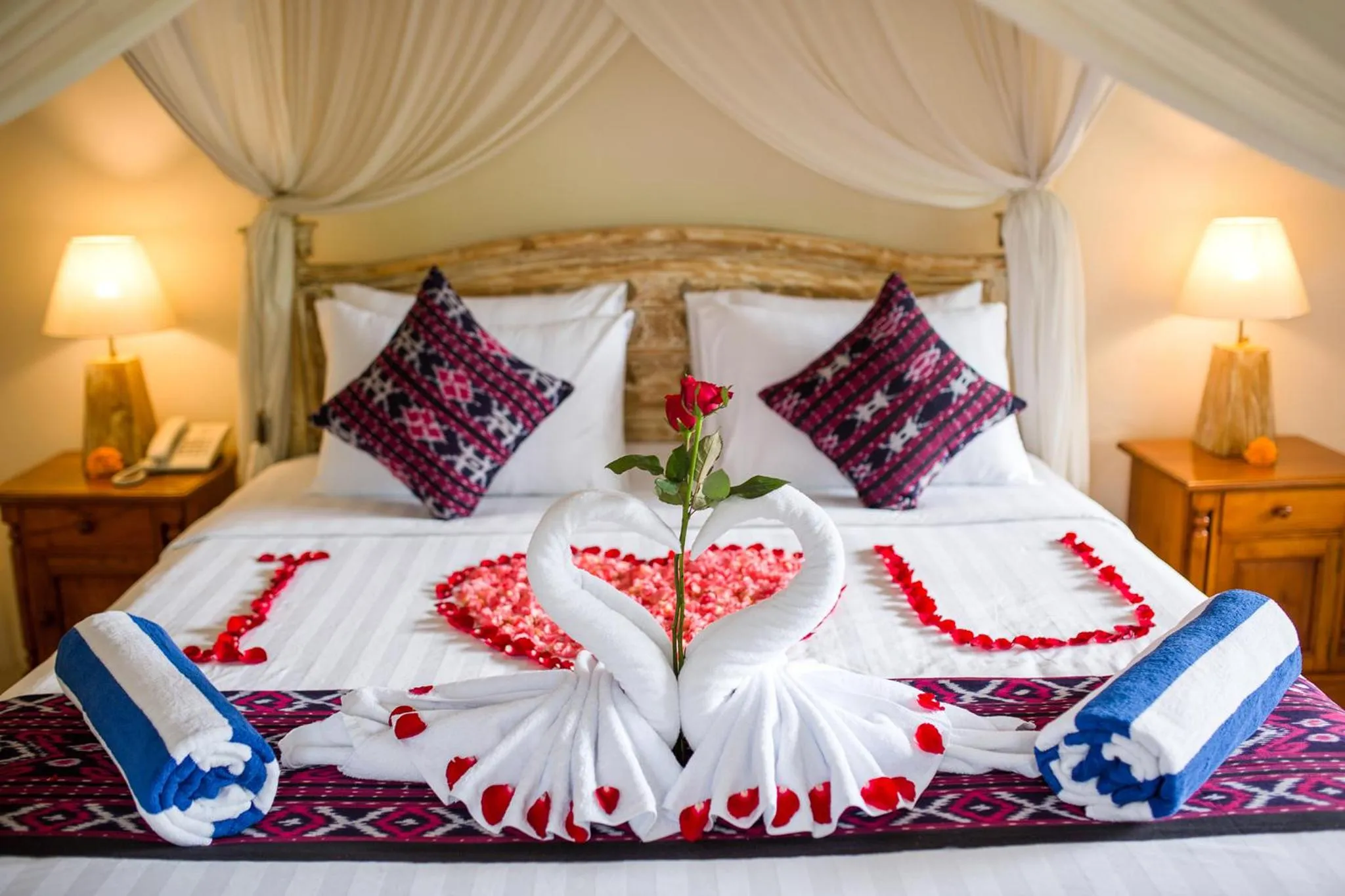 Bed in Alas Petulu Villa Resort and Spa