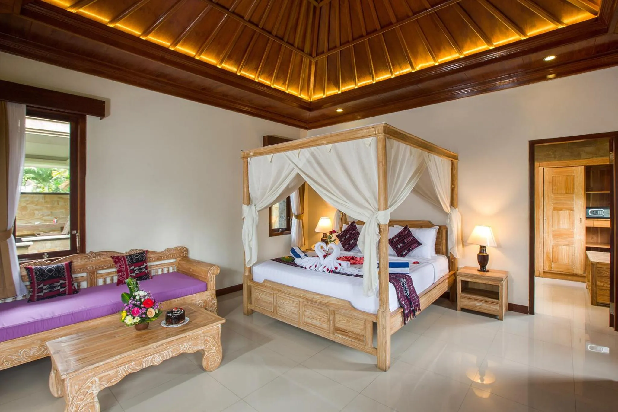 Bed in Alas Petulu Villa Resort and Spa