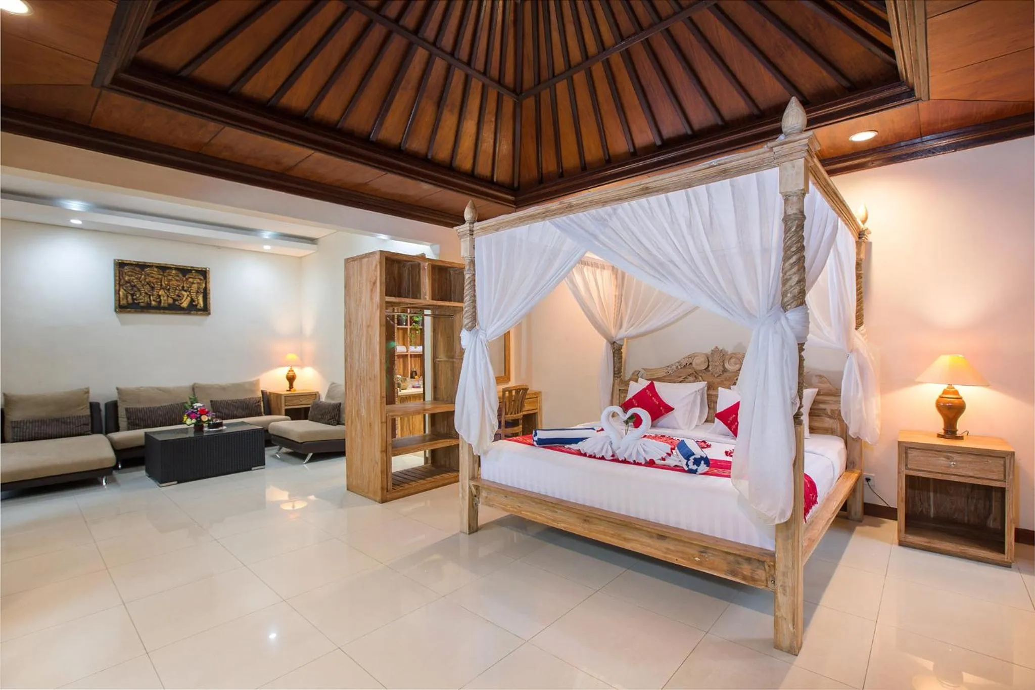 Bed in Alas Petulu Villa Resort and Spa