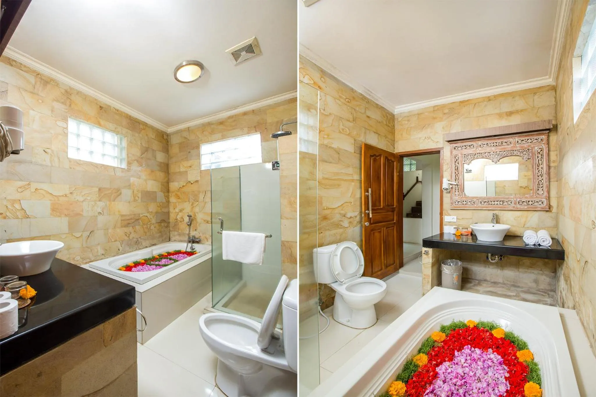 Shower in Alas Petulu Villa Resort and Spa