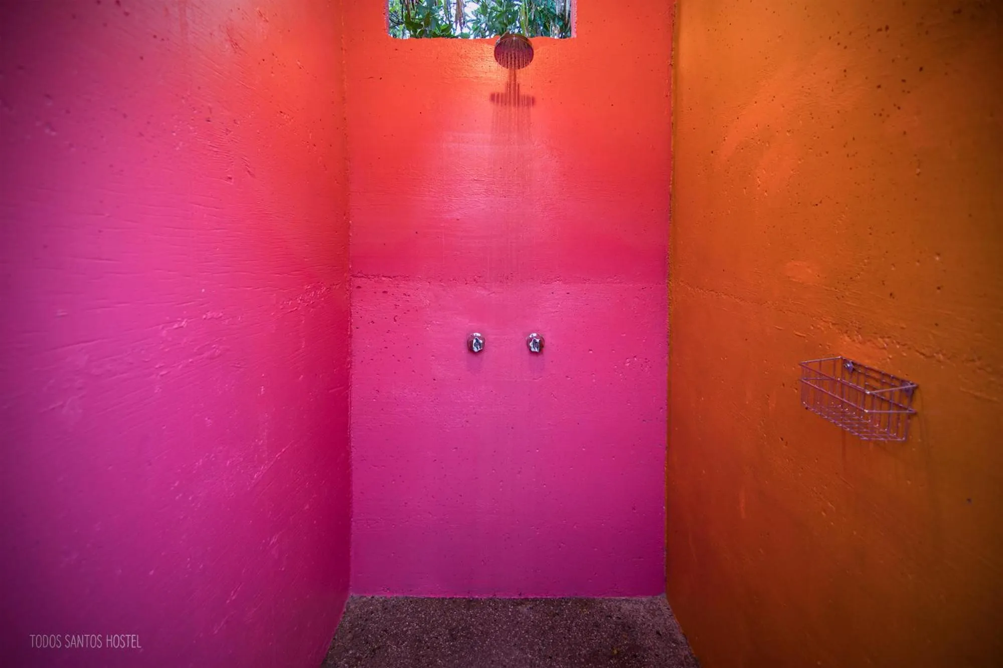 Bathroom in Todos Santos Hostel super fast and stable satellite wifi