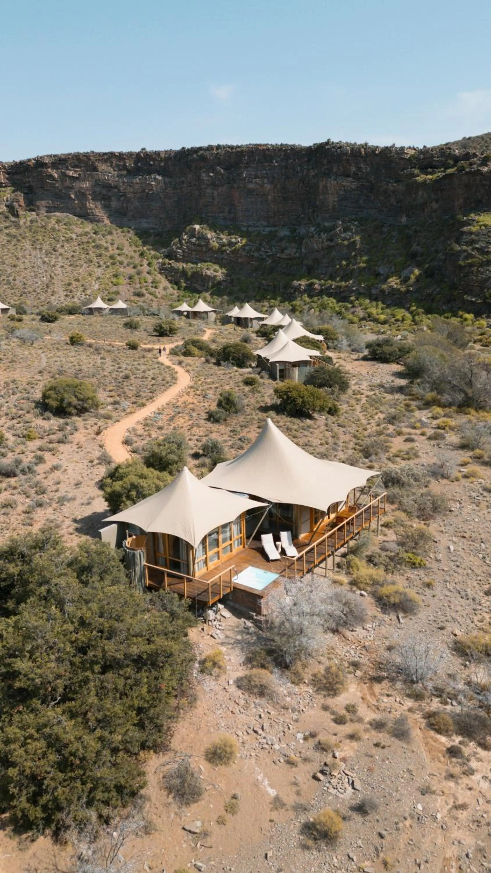 Landmark view in Sanbona Wildlife Reserve