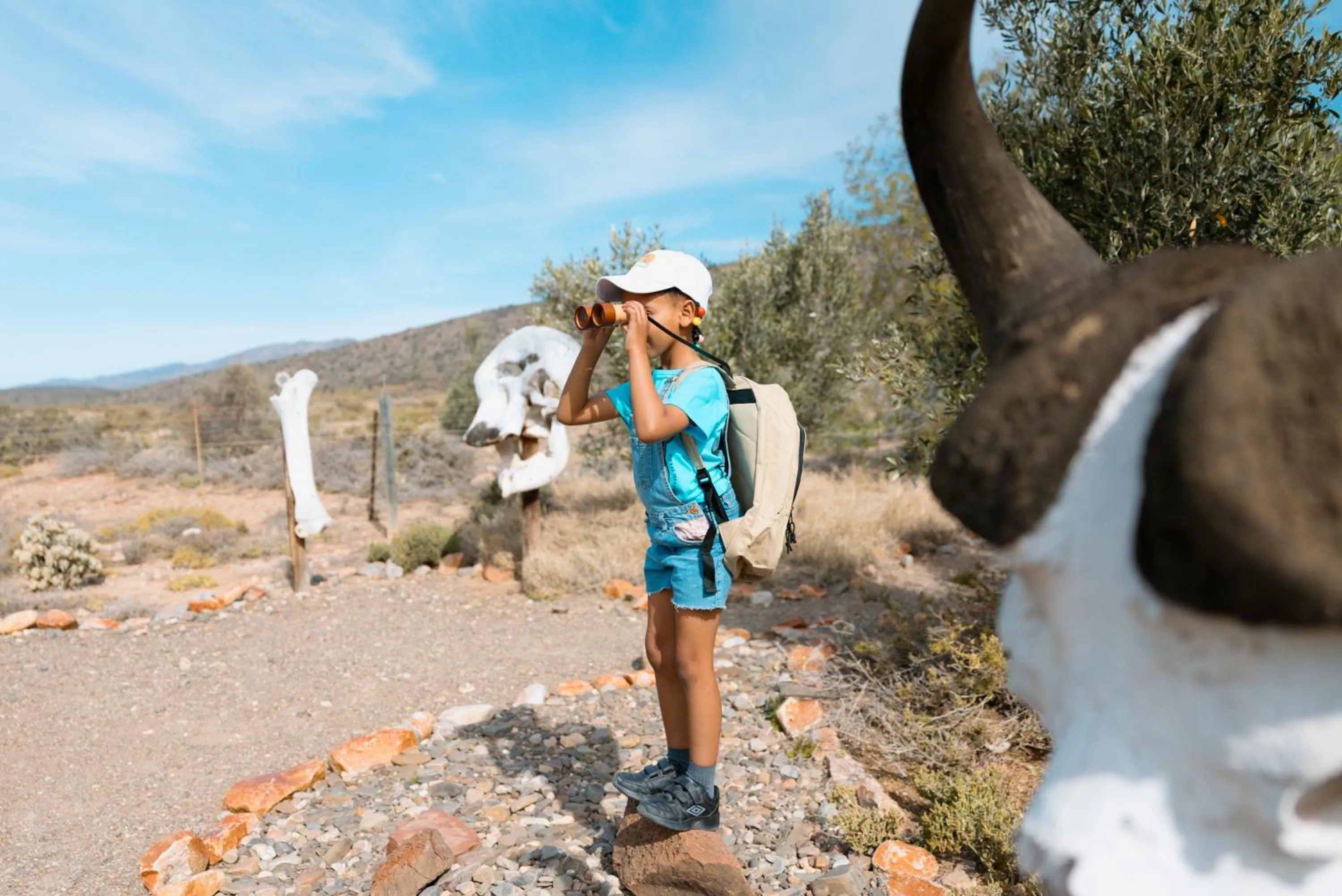 children in Sanbona Wildlife Reserve