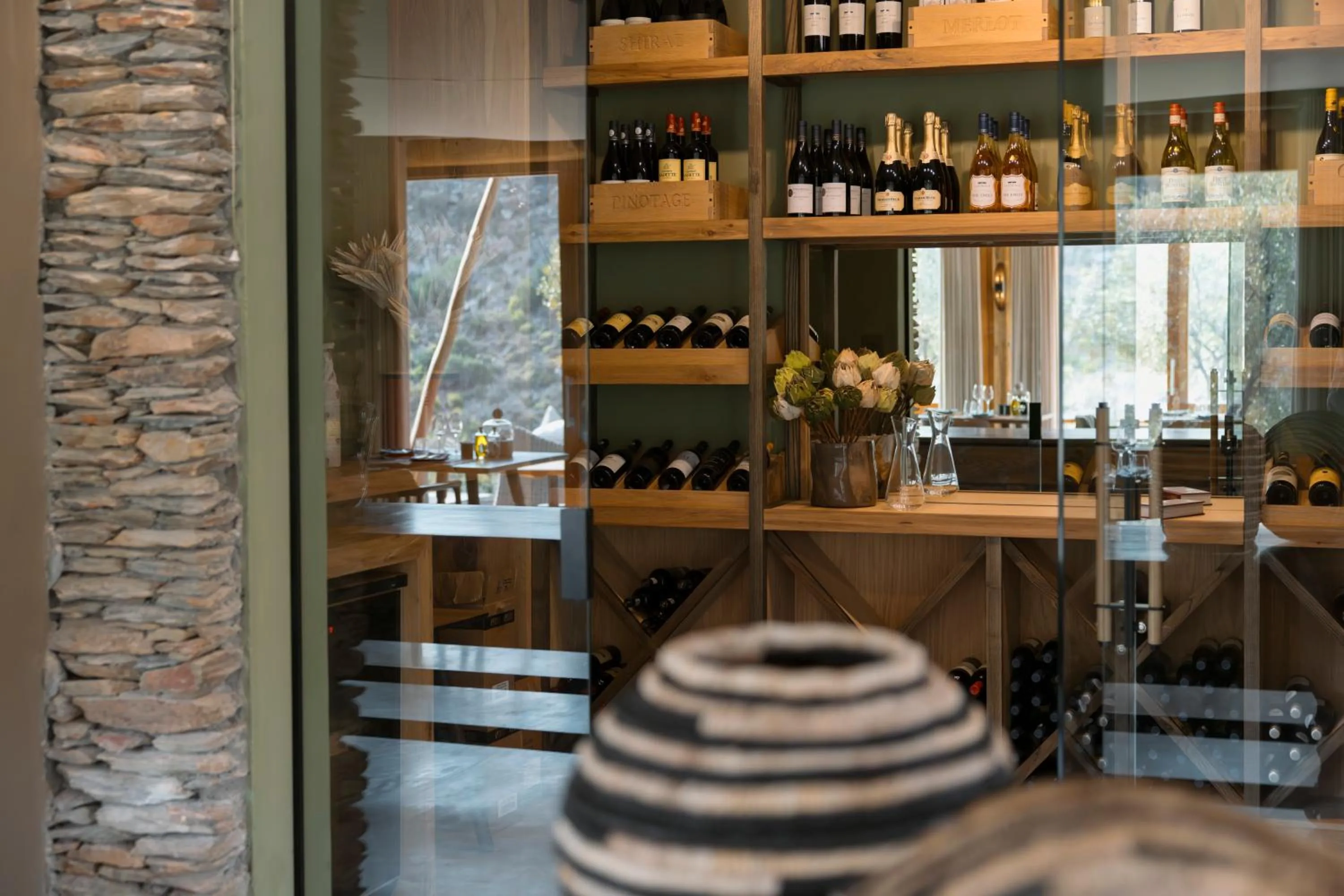 Dining area in Sanbona Wildlife Reserve