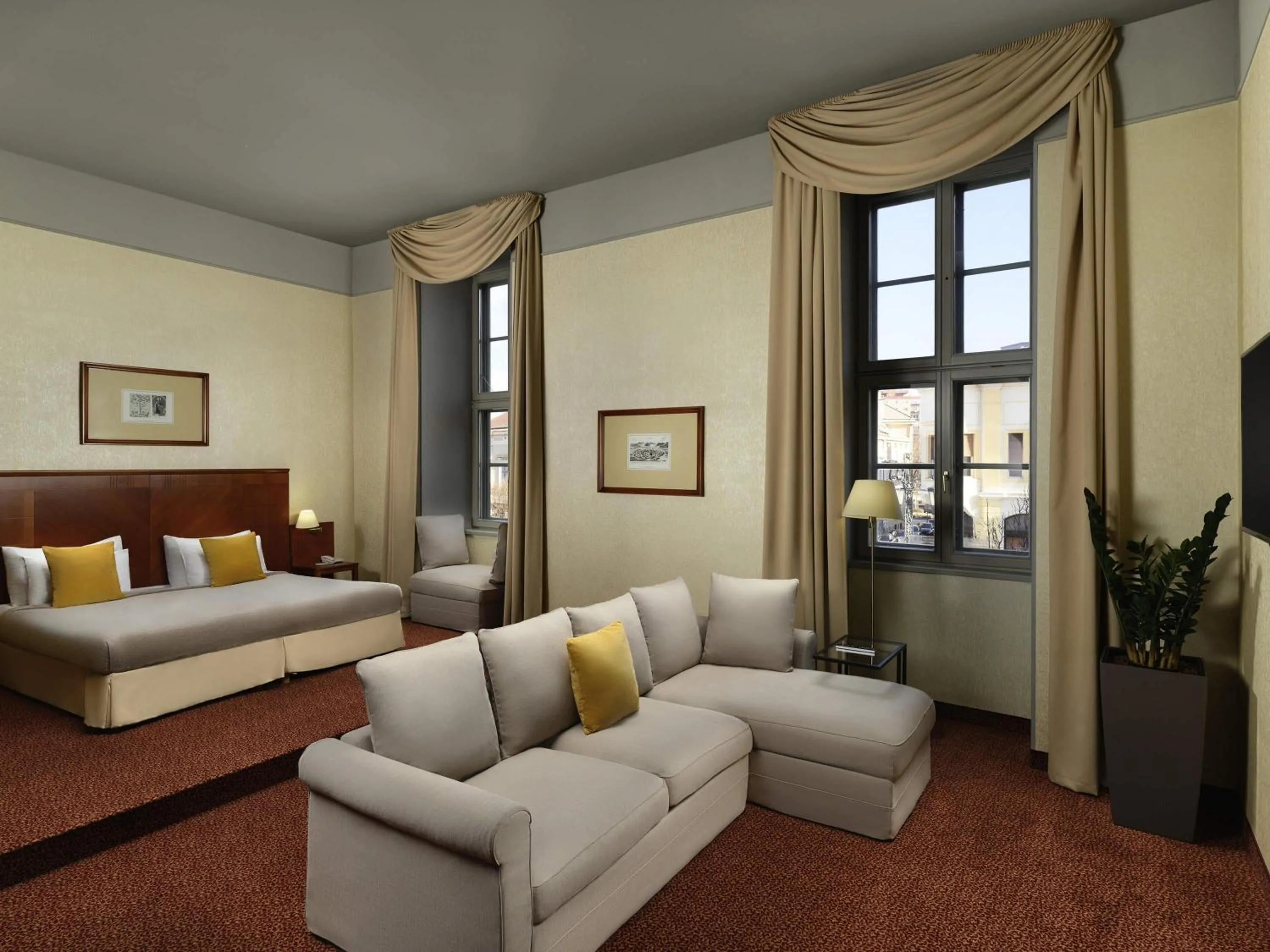 Photo of the whole room, Bed in Mercure Szekesfehervar Magyar Kiraly