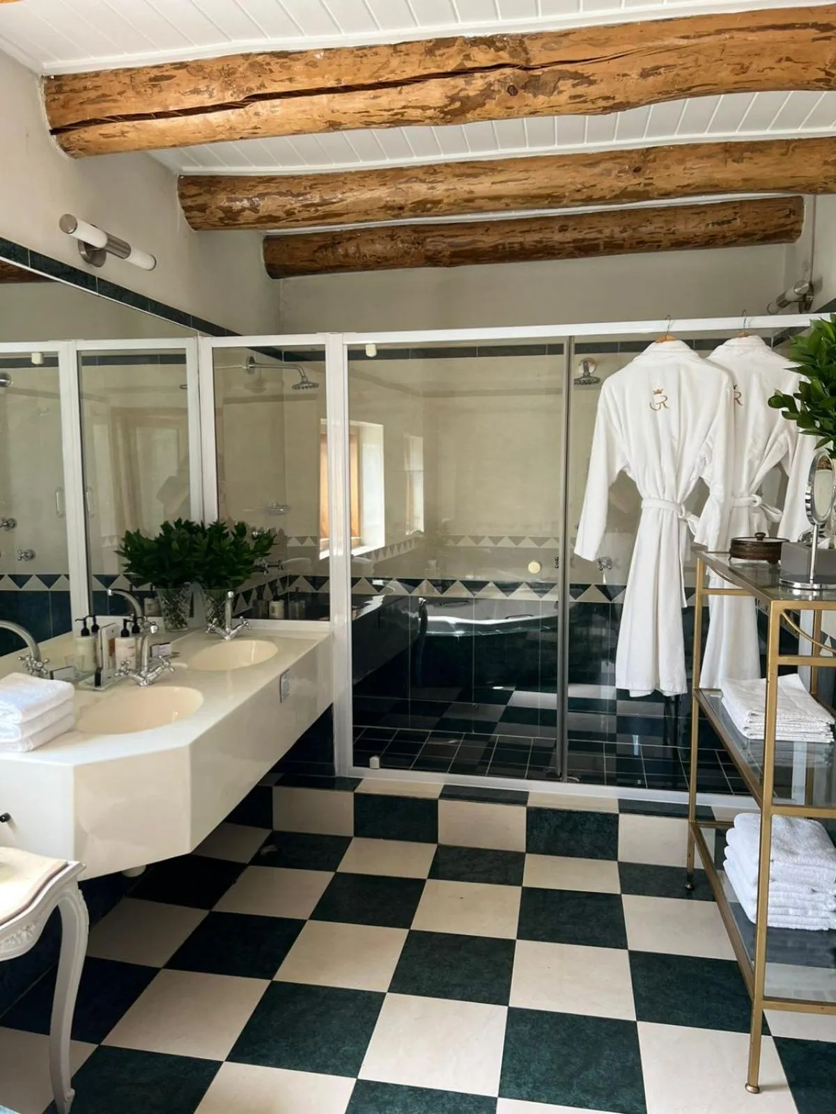 Bathroom in Grande Roche Hotel