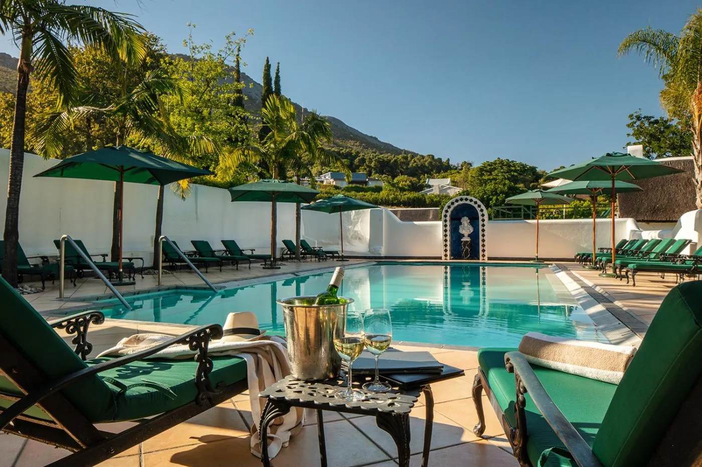 Swimming pool in Grande Roche Hotel