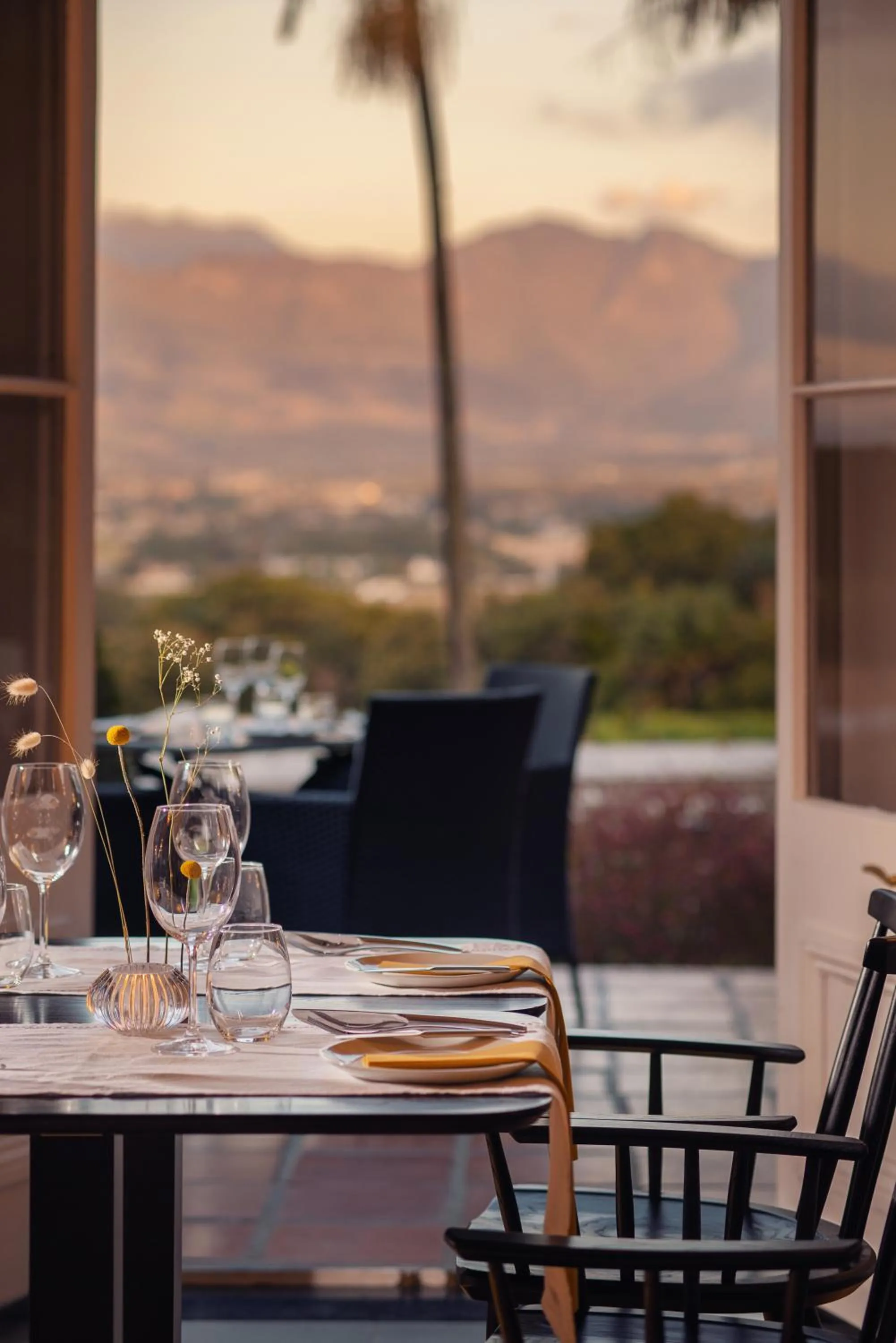 Dining area in Grande Roche Hotel