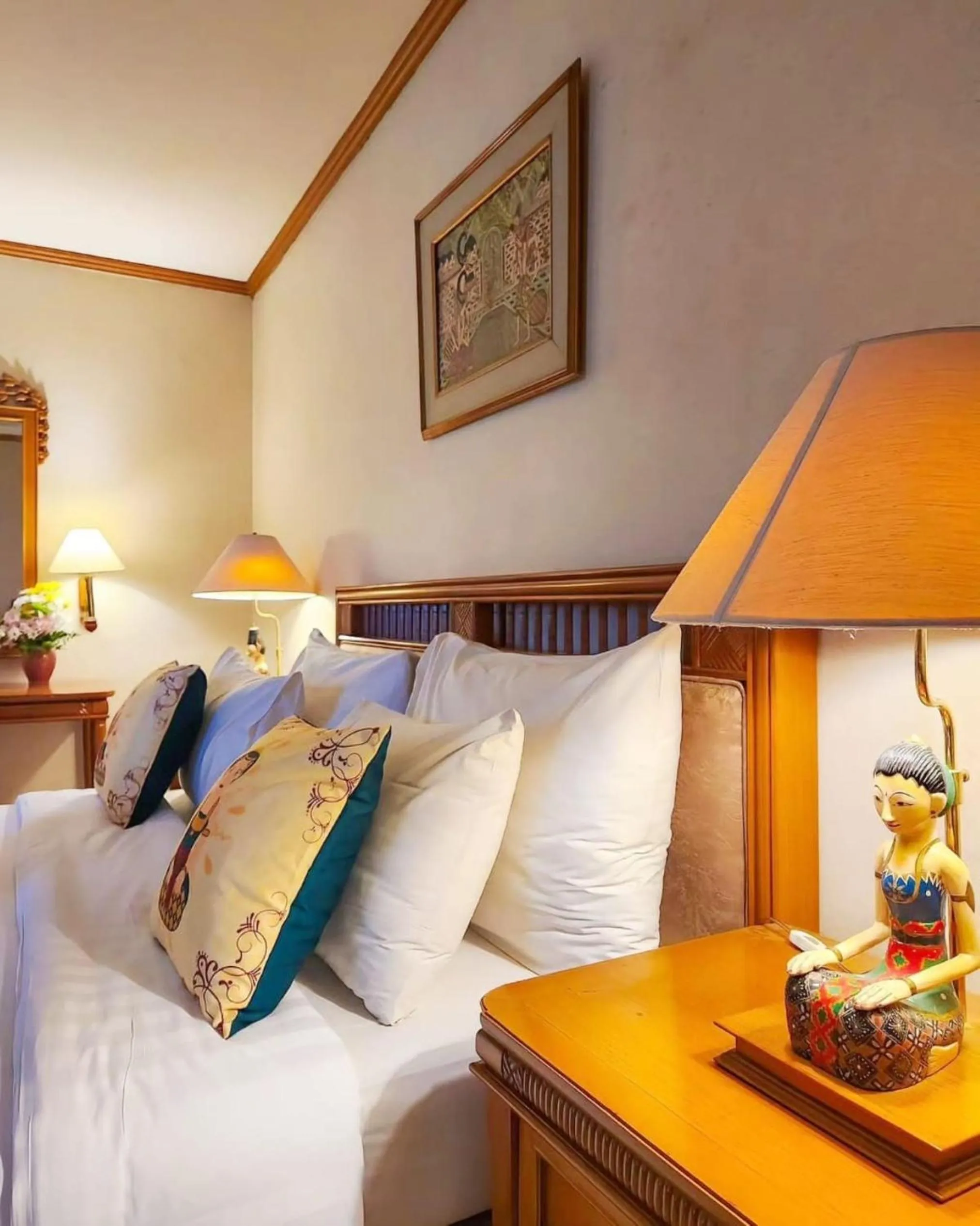 Bed in Hotel Sahid Jaya Solo