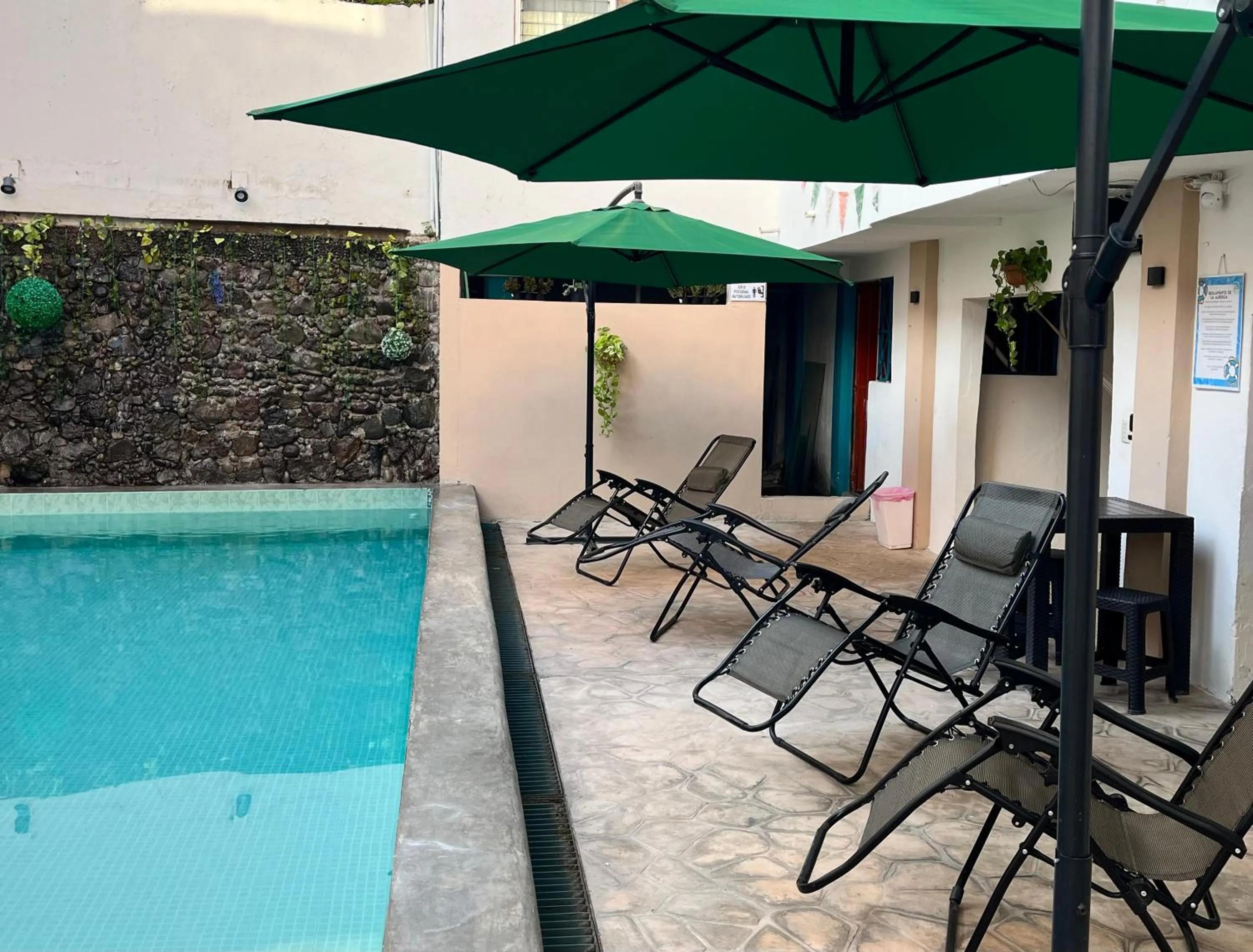 Pool view in Hotel Las Brisas