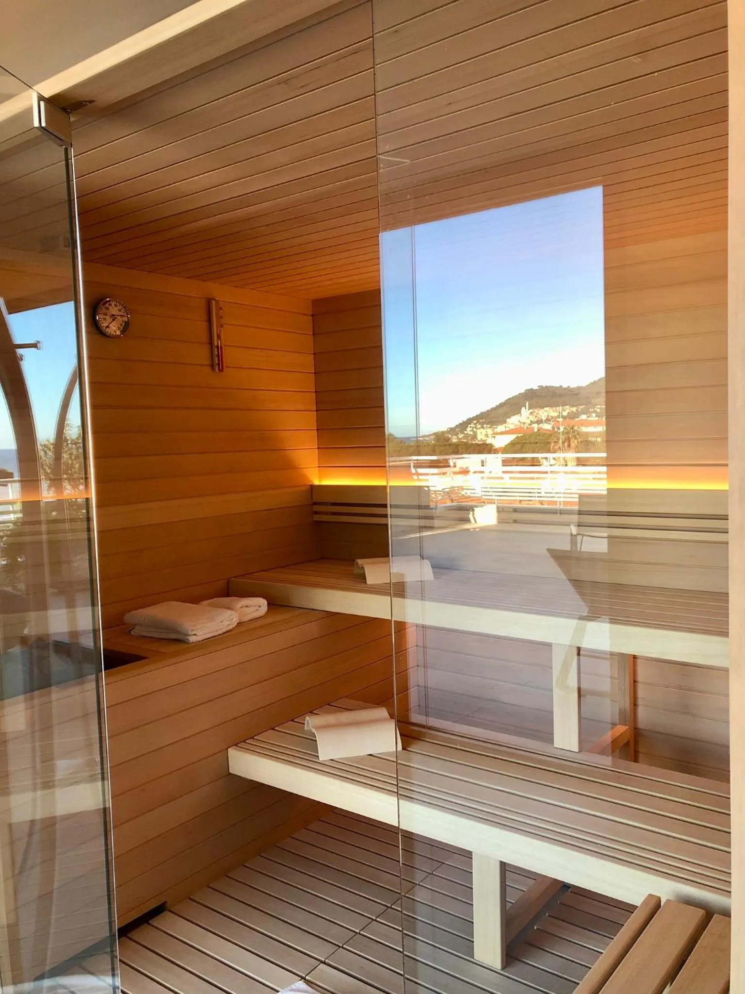 Sauna in Corallo Wellness Hotel