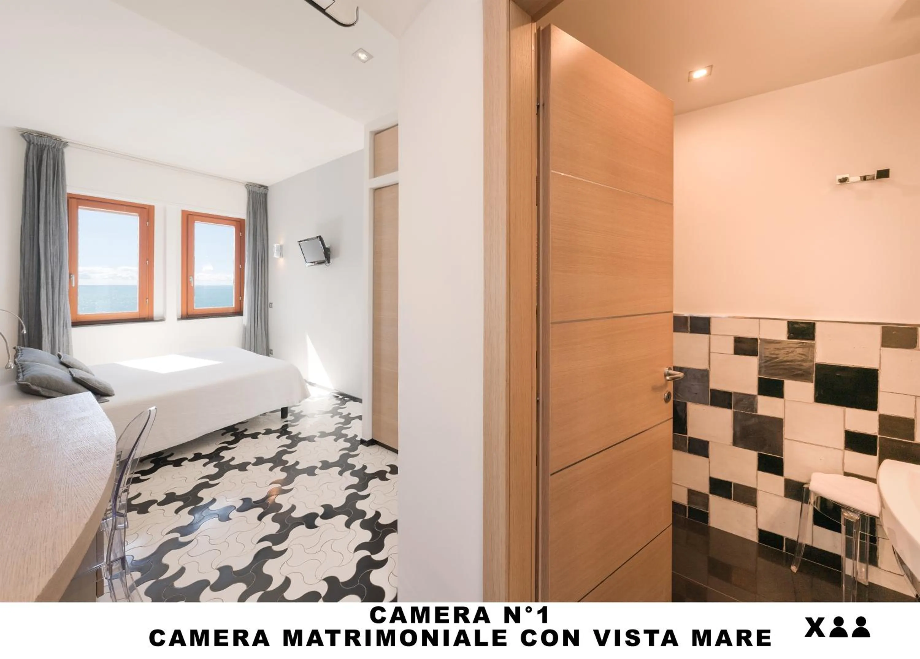 Bed in Affittacamere Lo Scoglio (Guesthouse)