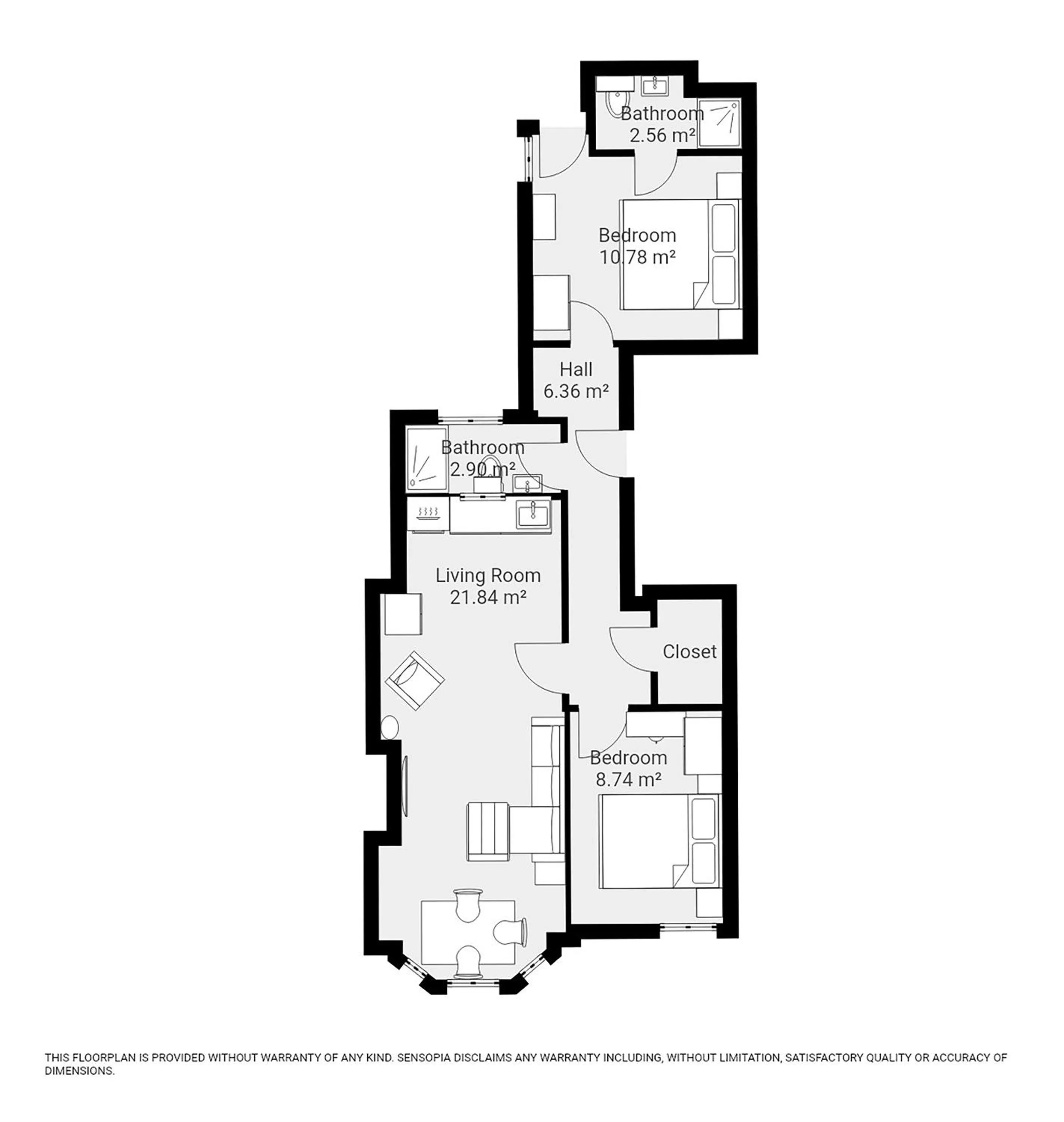 Floor plan in Clearly Apartments Bootham York