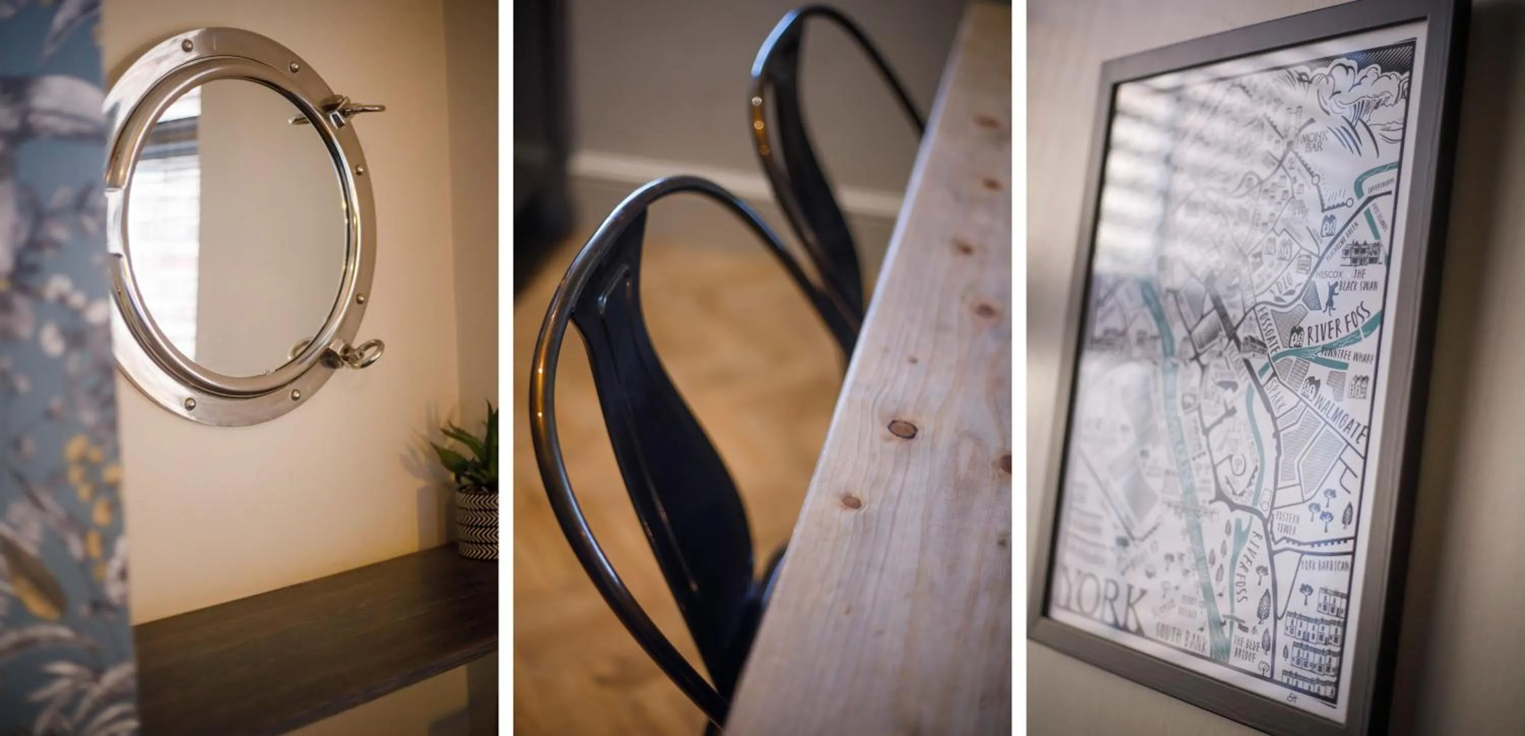 Decorative detail in Clearly Apartments Bootham York