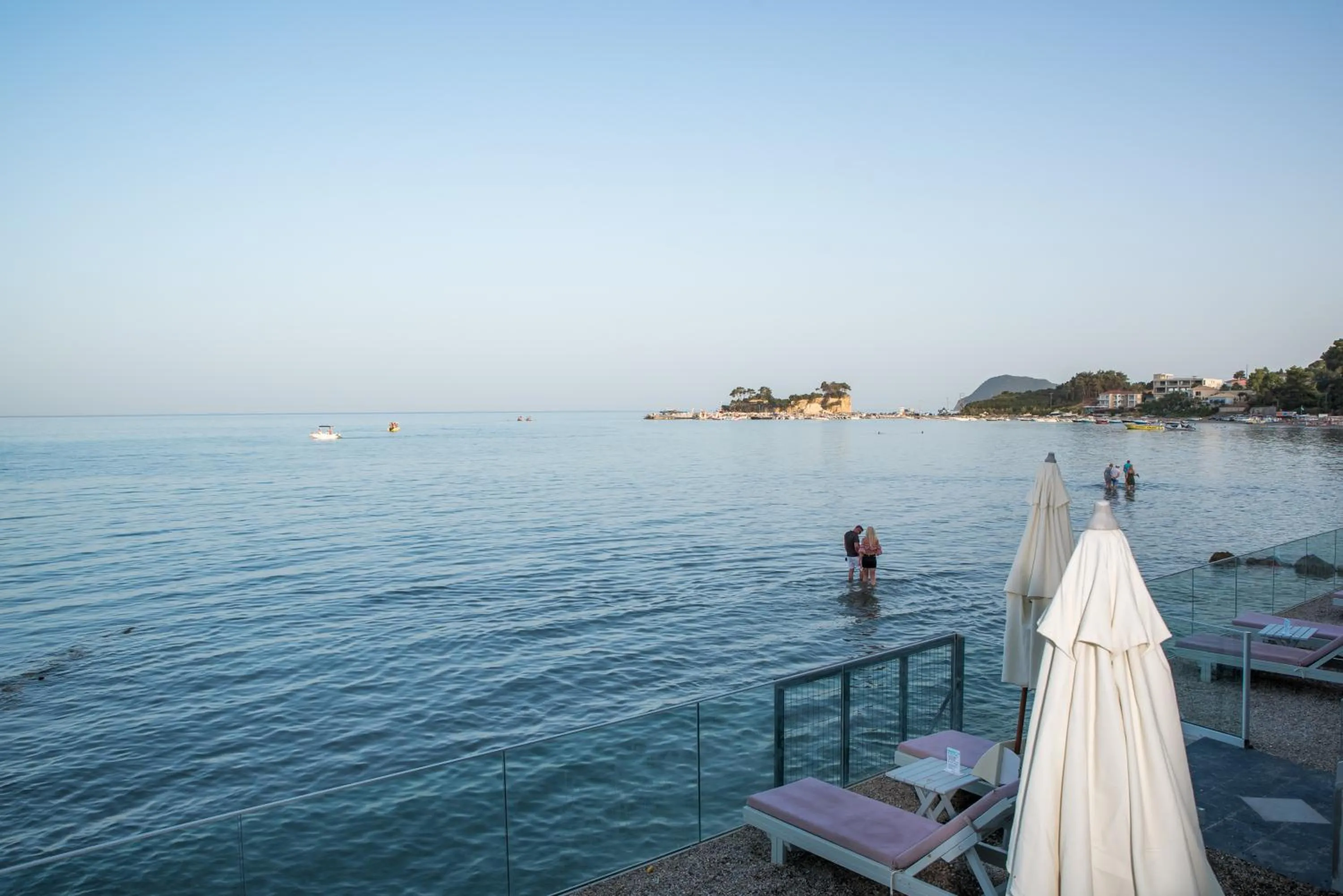 People in Denise Beach Hotel