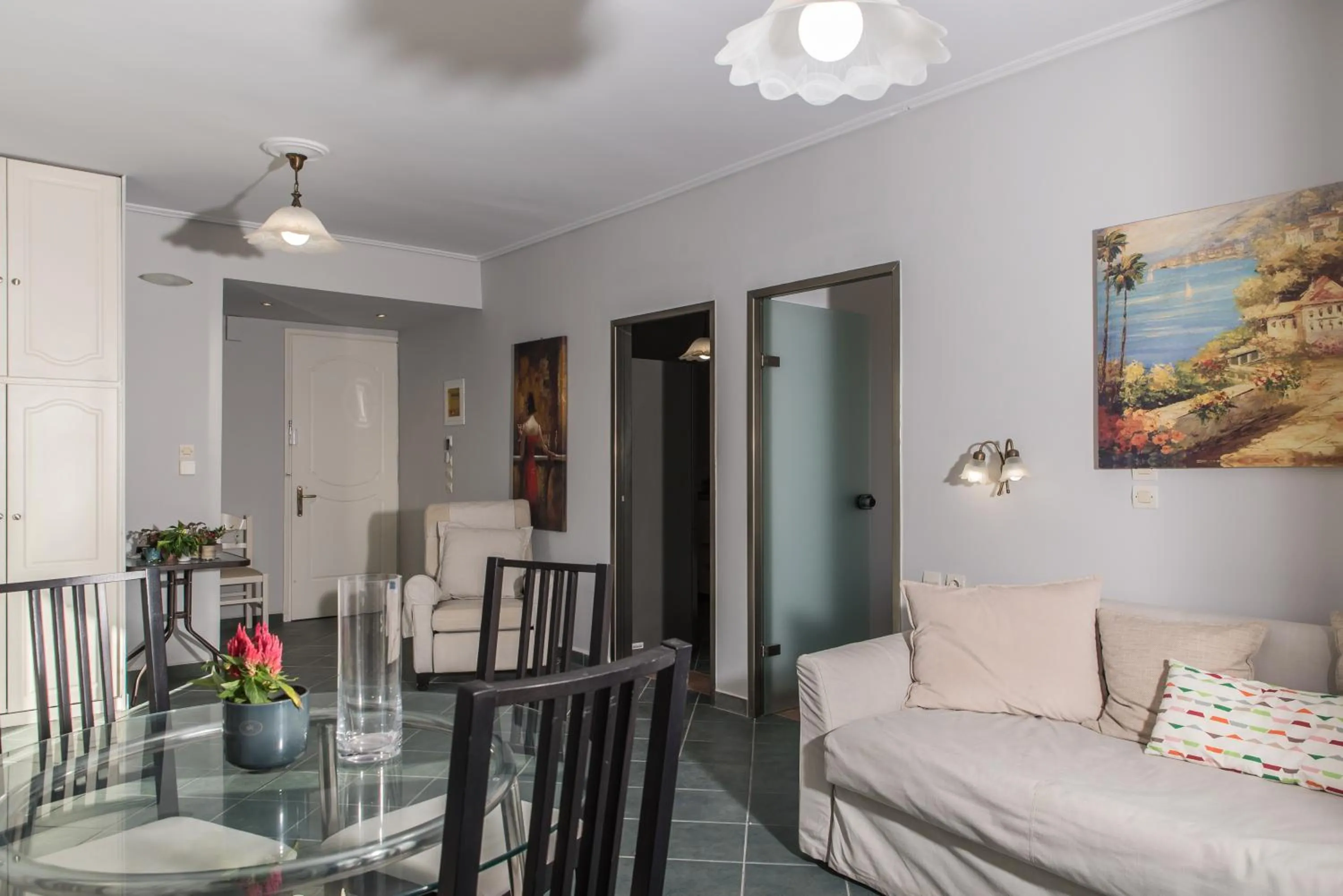 Seating area in Denise Beach Hotel