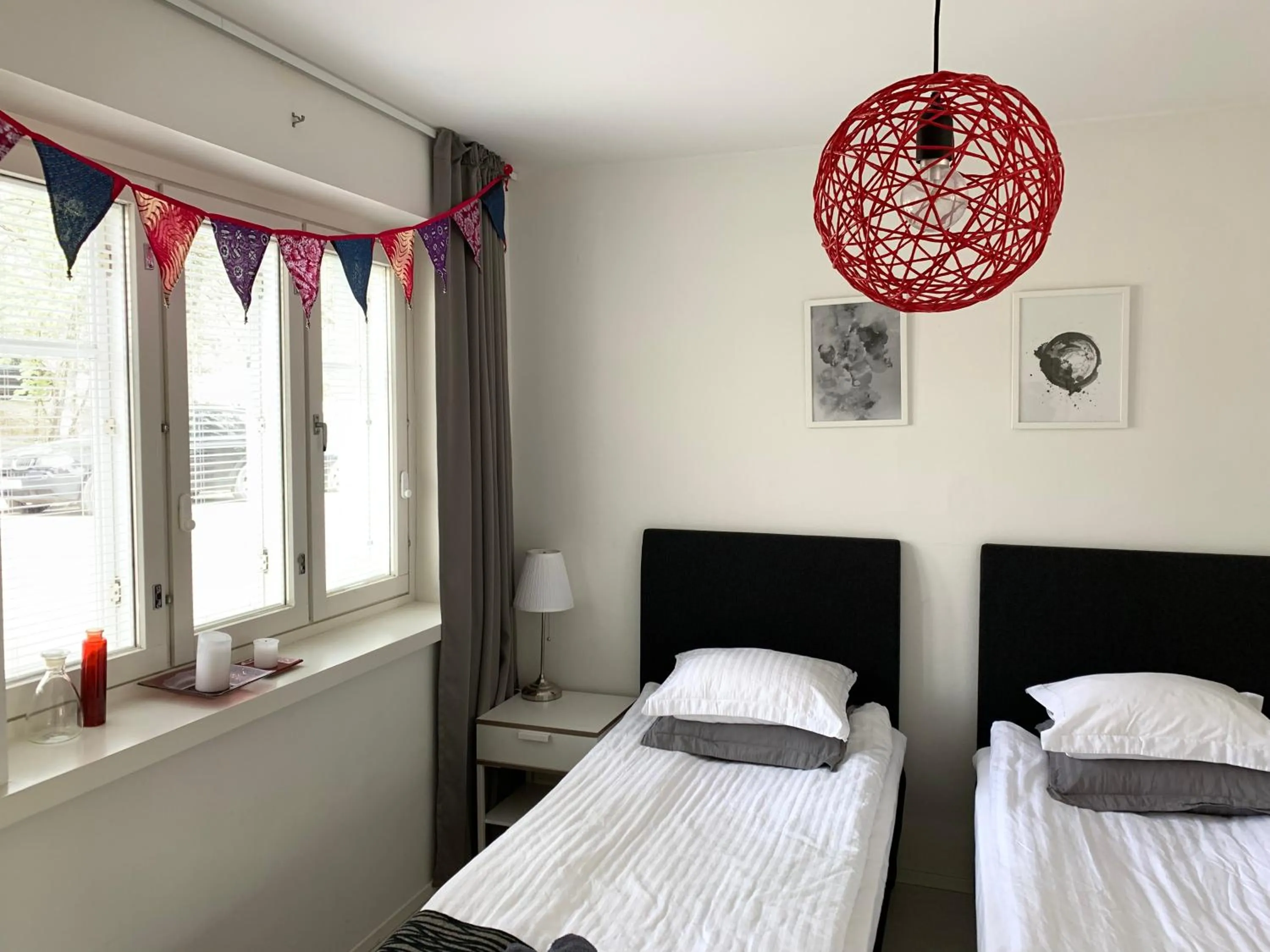 Bed in Green Door Apartments