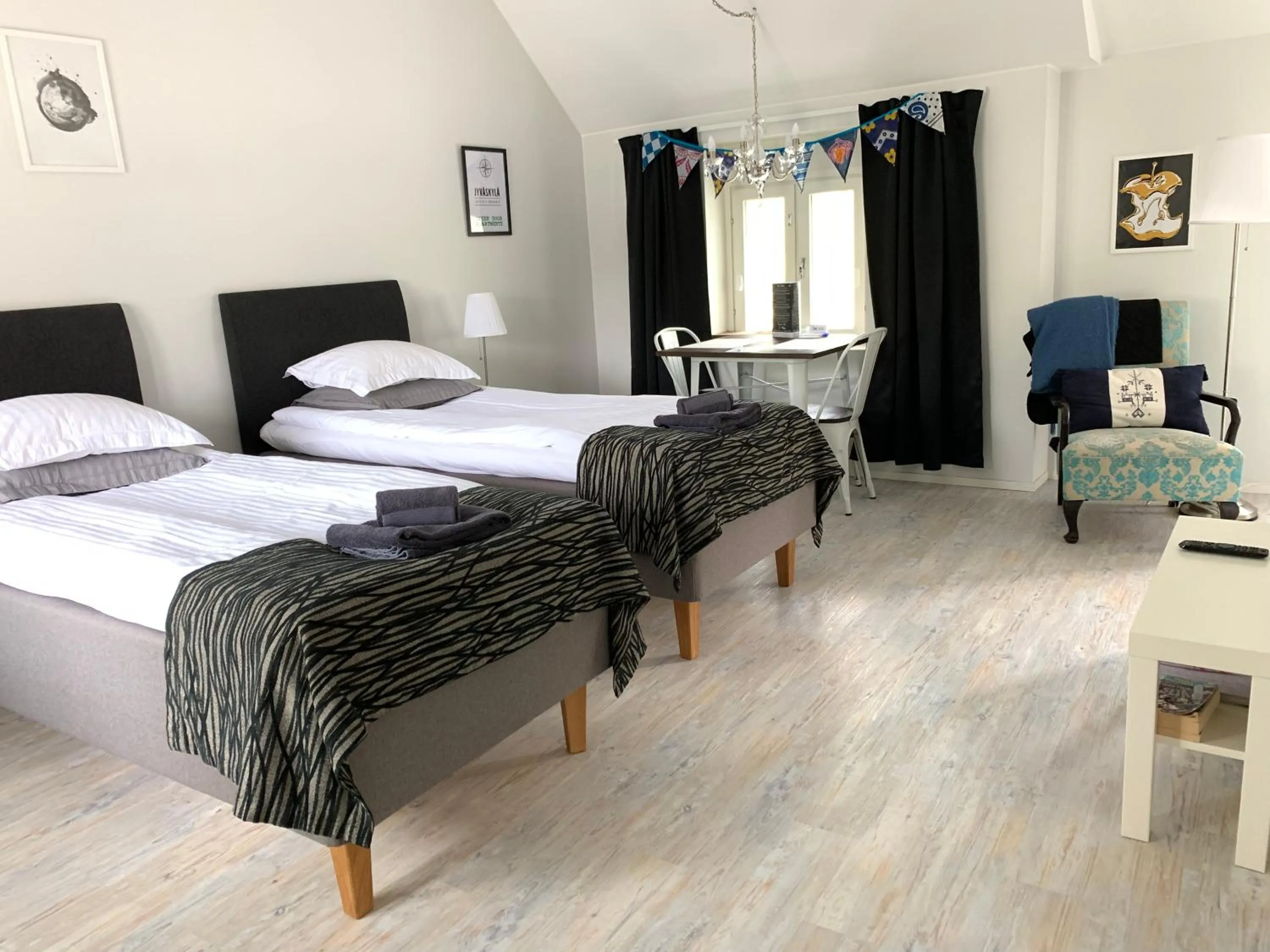 Bed in Green Door Apartments