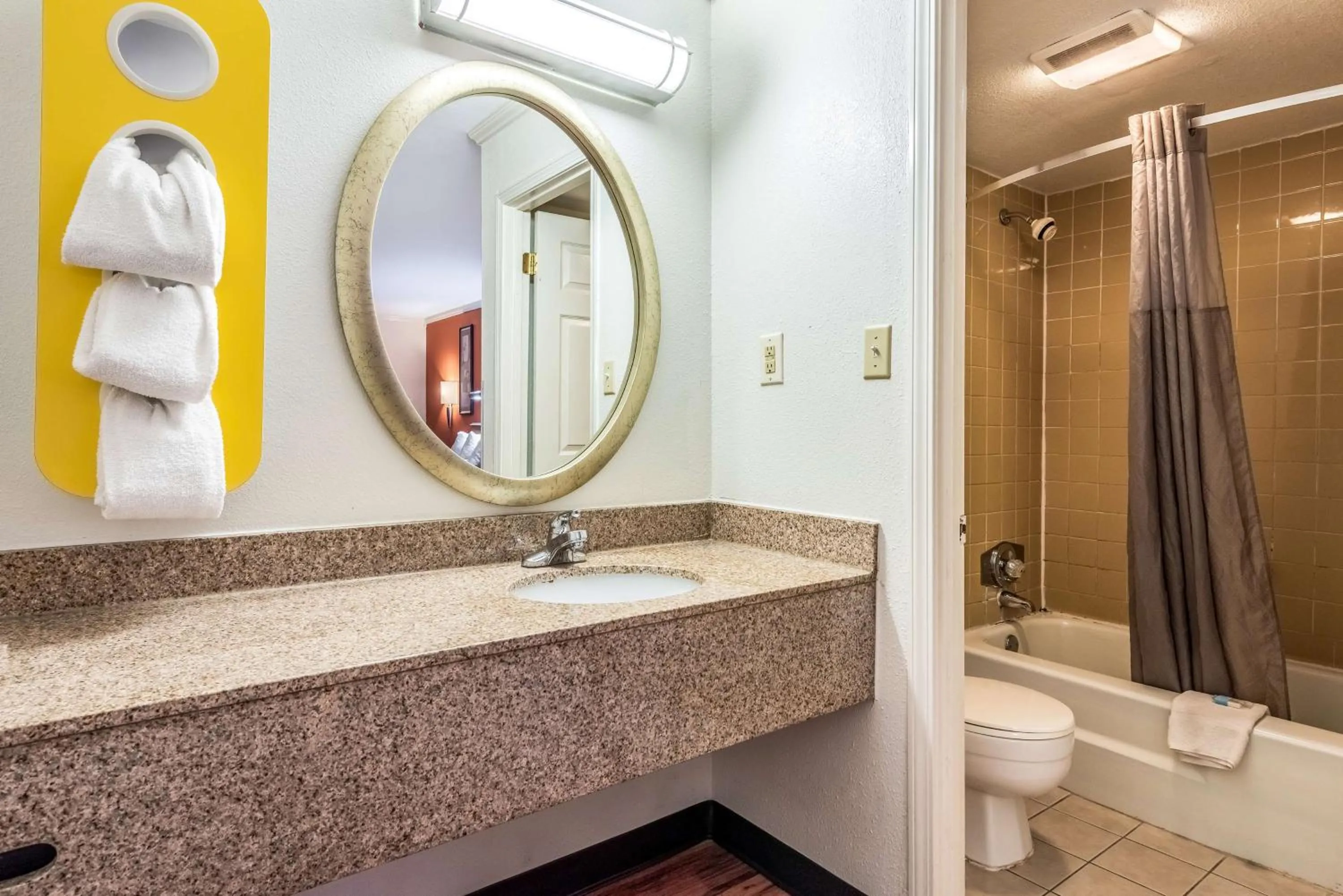 Shower in Motel 6-Gatlinburg, TN - Smoky Mountains