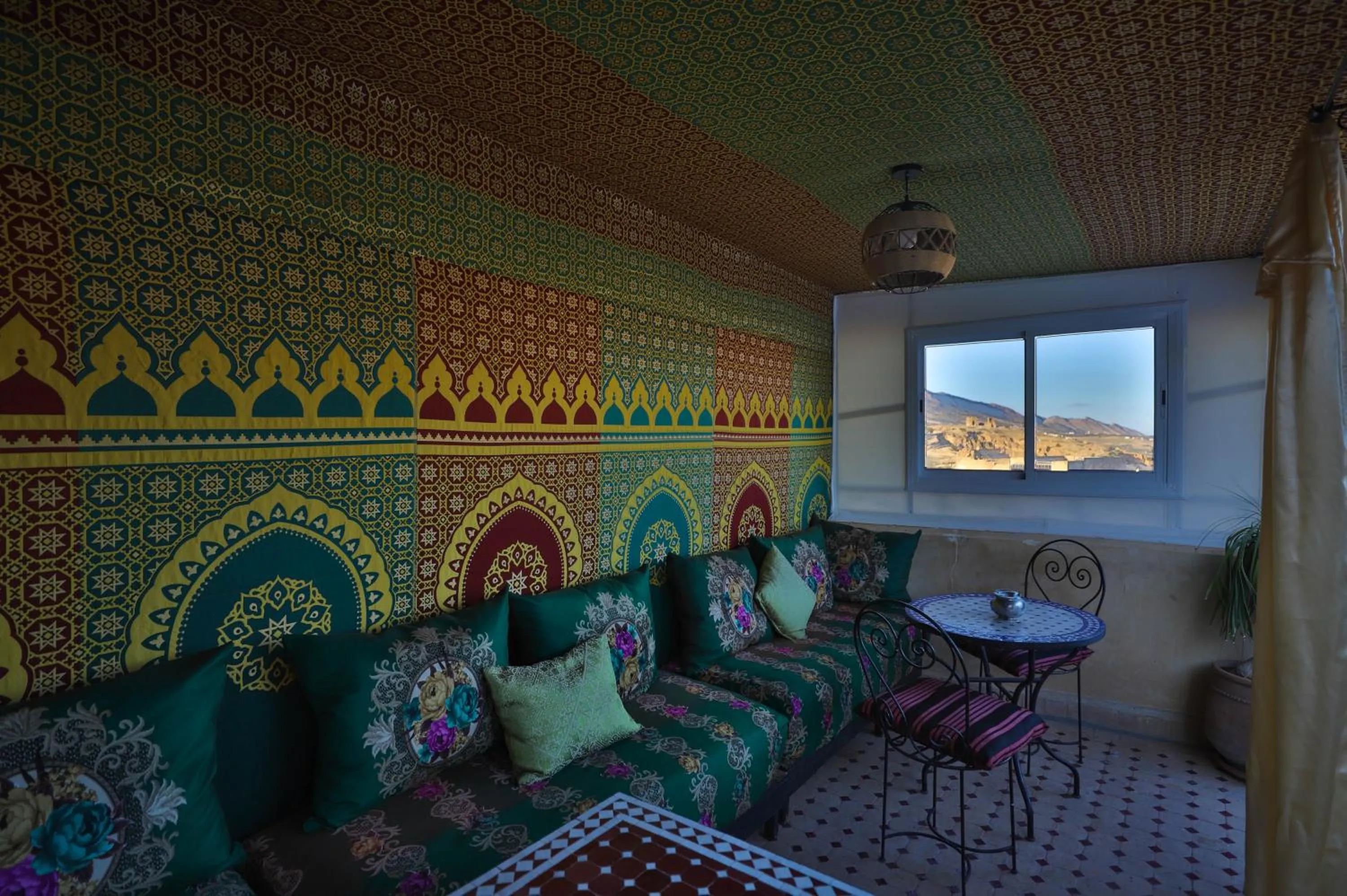 Balcony/Terrace in Riad Les Idrissides Chez LEA