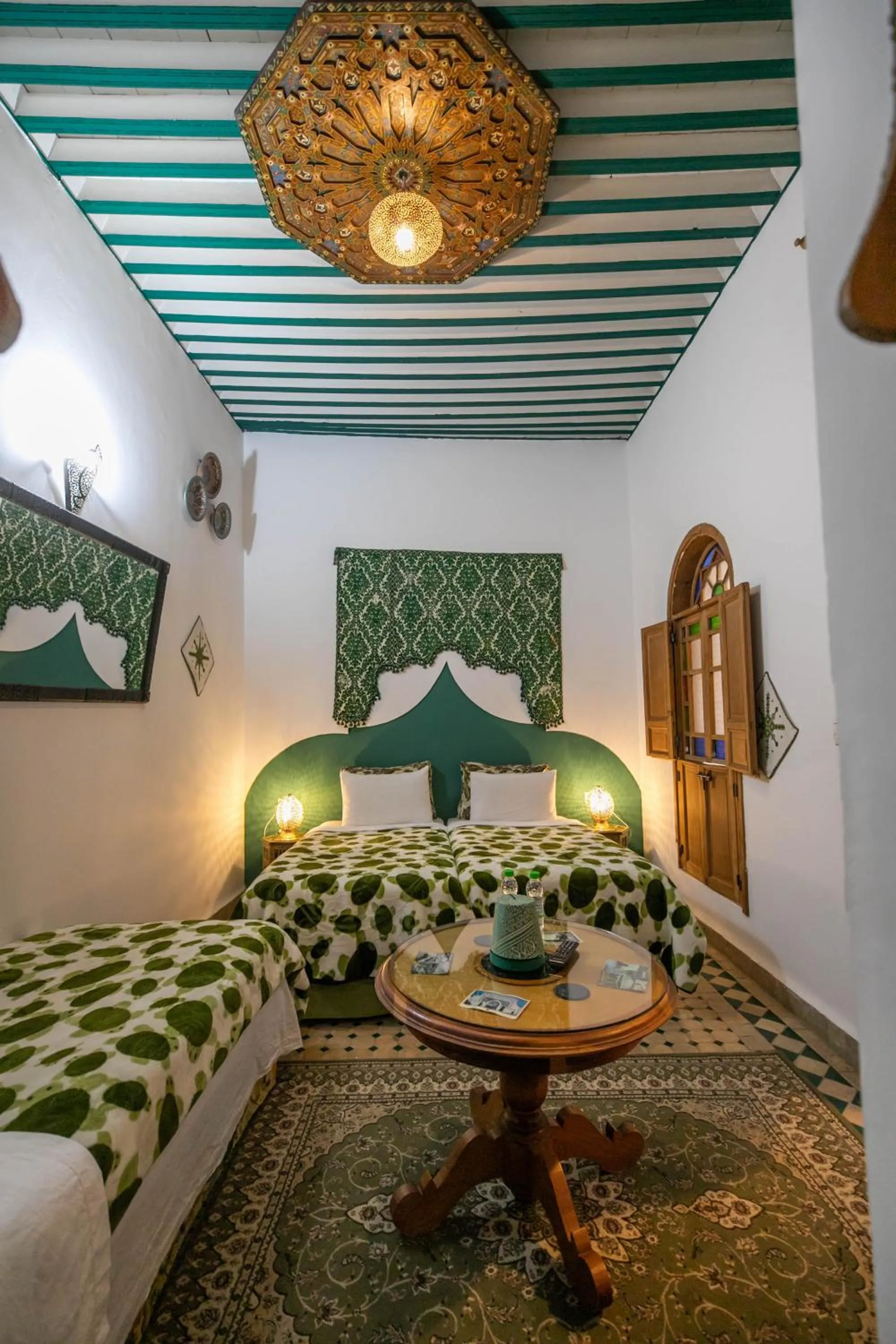 Bed in Riad Les Idrissides Chez LEA