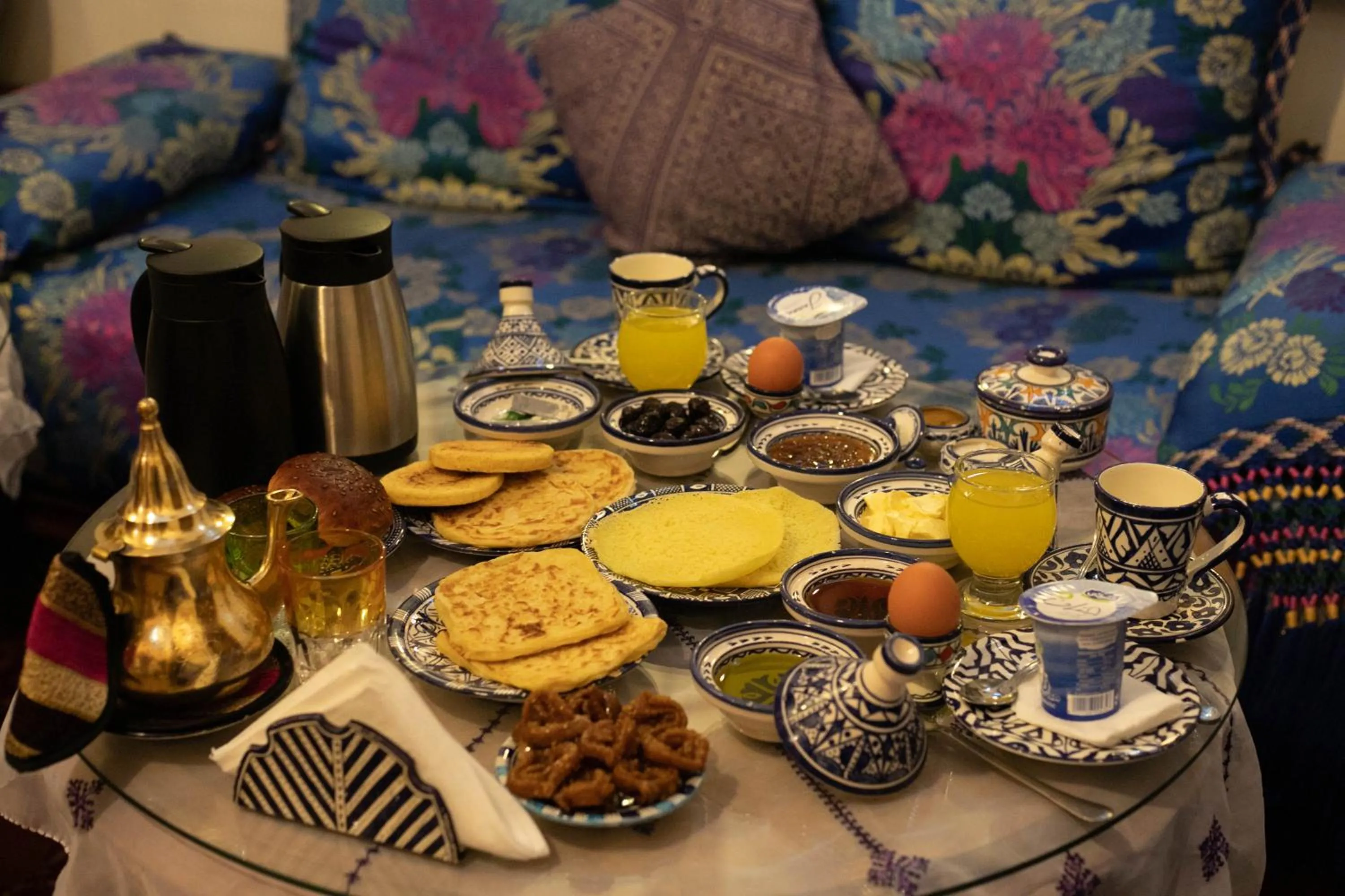 Breakfast in Riad Les Idrissides Chez LEA