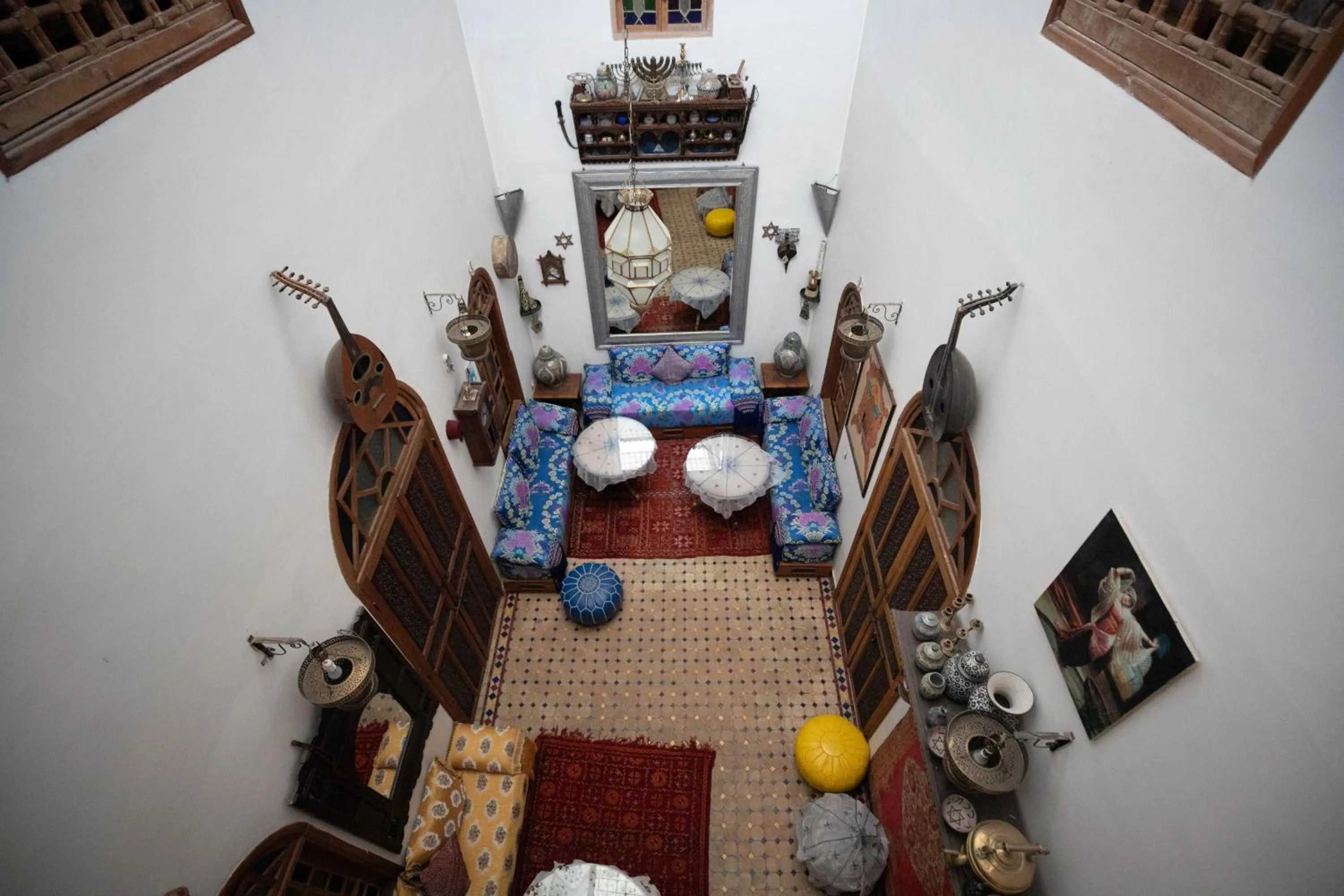 Living room in Riad Les Idrissides Chez LEA
