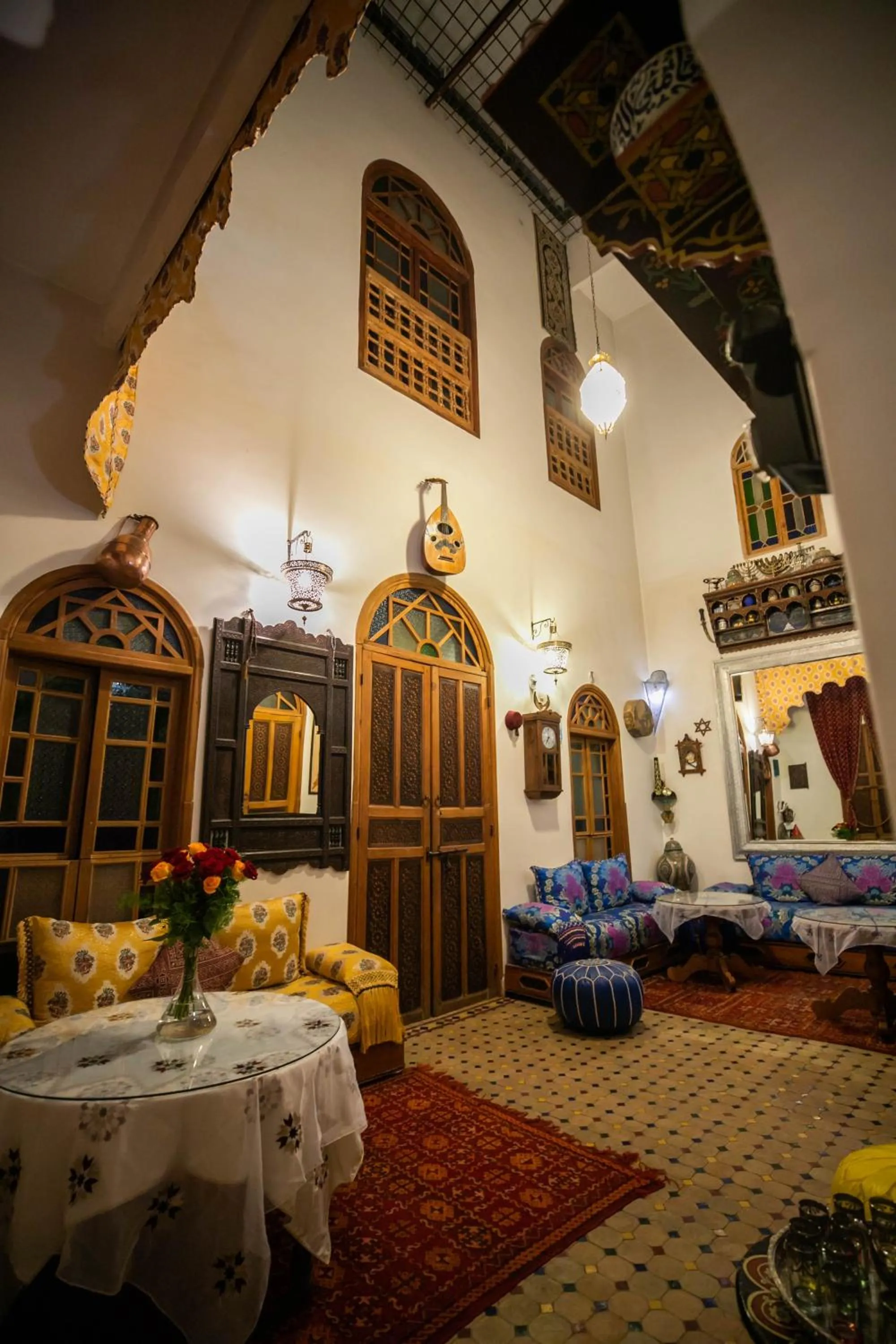 Living room in Riad Les Idrissides Chez LEA