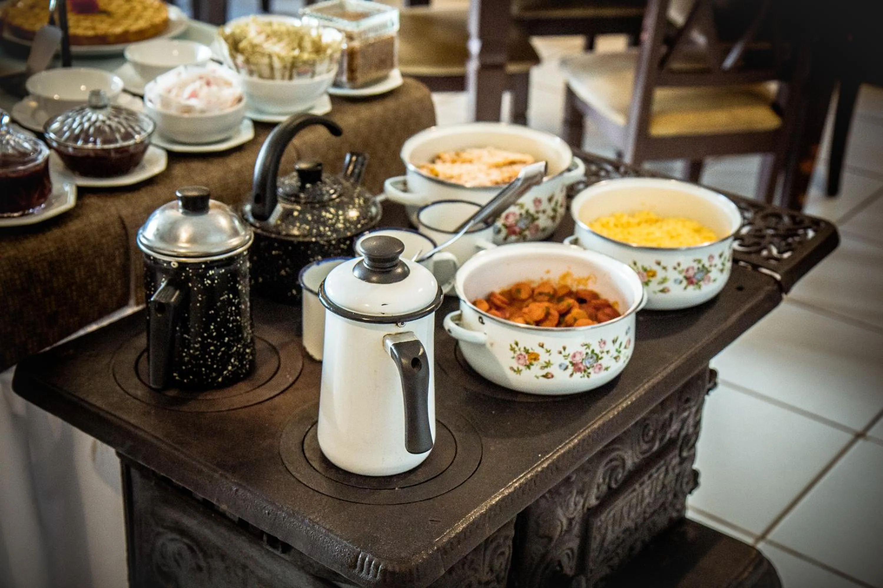 Buffet breakfast in Porto dos Casais Guest House Itacaré