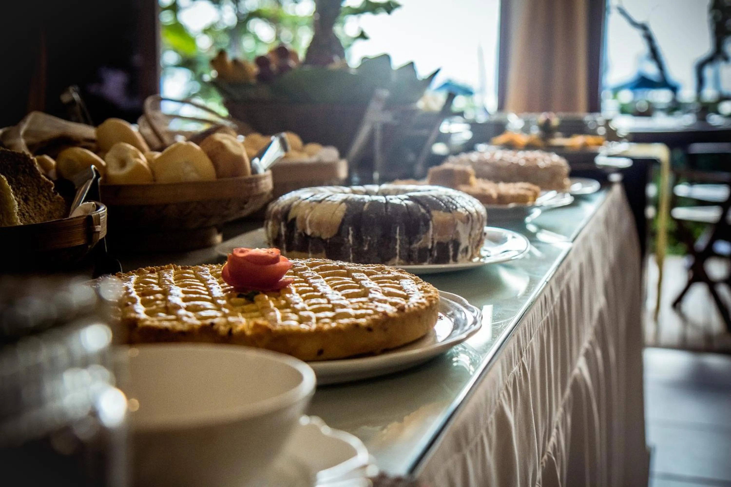 Buffet breakfast in Porto dos Casais Guest House Itacaré
