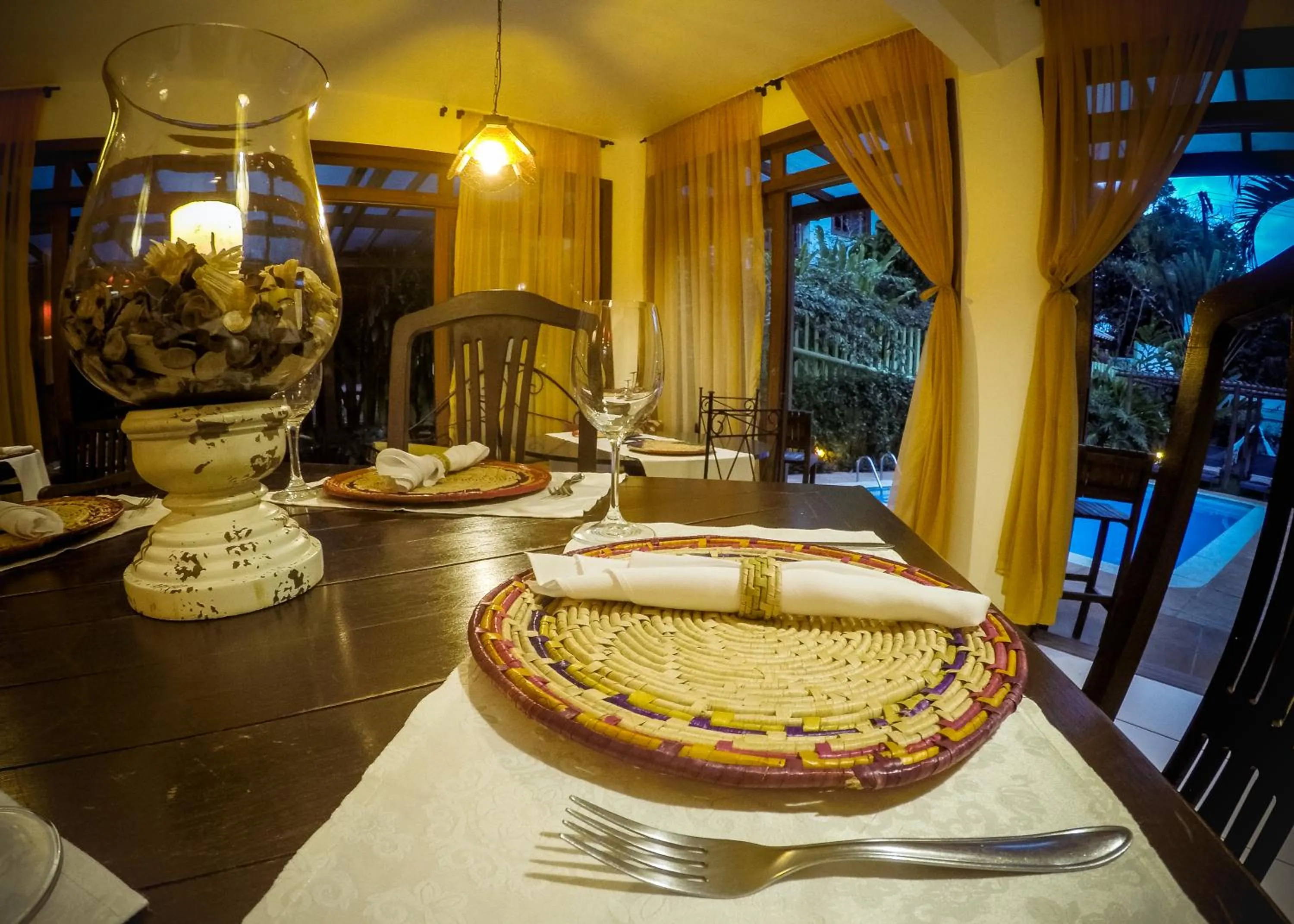 Food and drinks in Porto dos Casais Guest House Itacaré