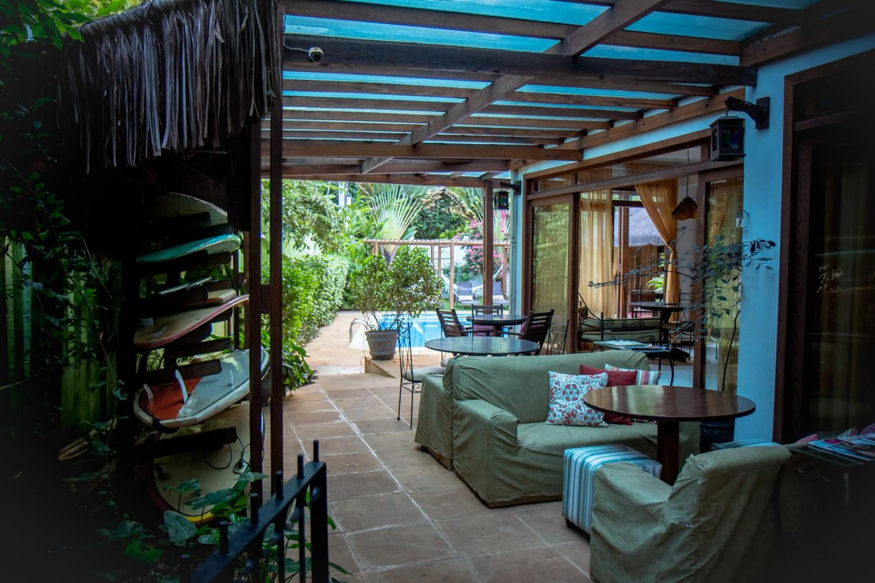 Lounge or bar in Porto dos Casais Guest House Itacaré