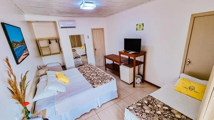 Bed in Pousada Portal da Concha