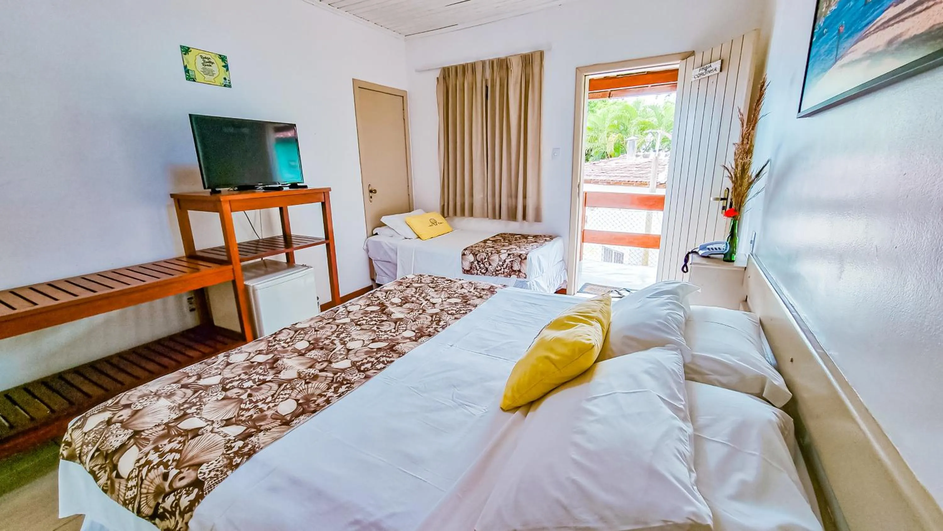 TV and multimedia, Bed in Pousada Portal da Concha