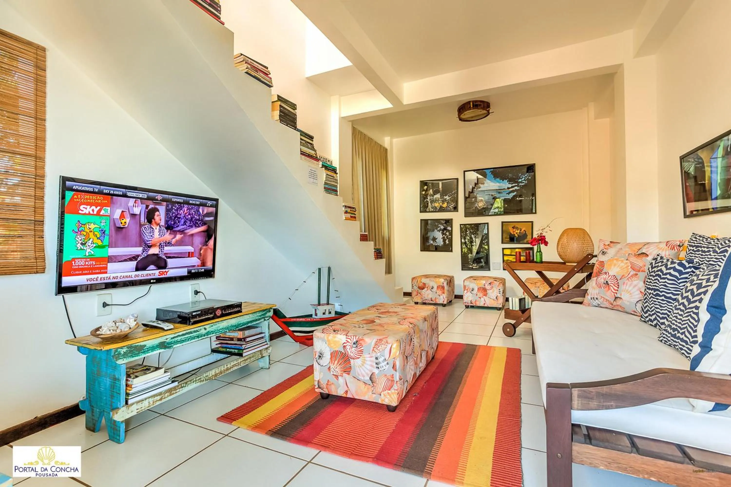 TV and multimedia in Pousada Portal da Concha