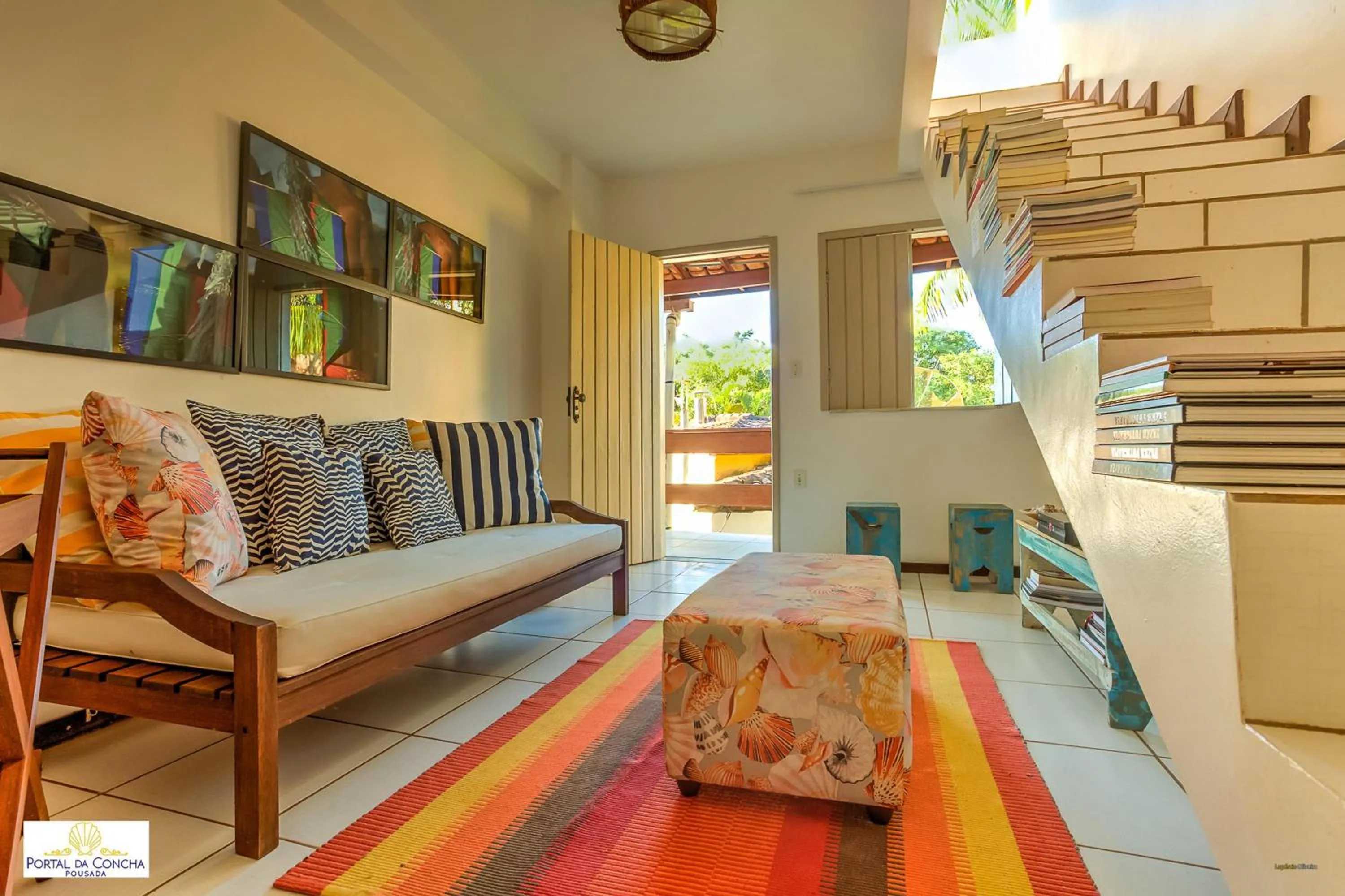 Living room in Pousada Portal da Concha