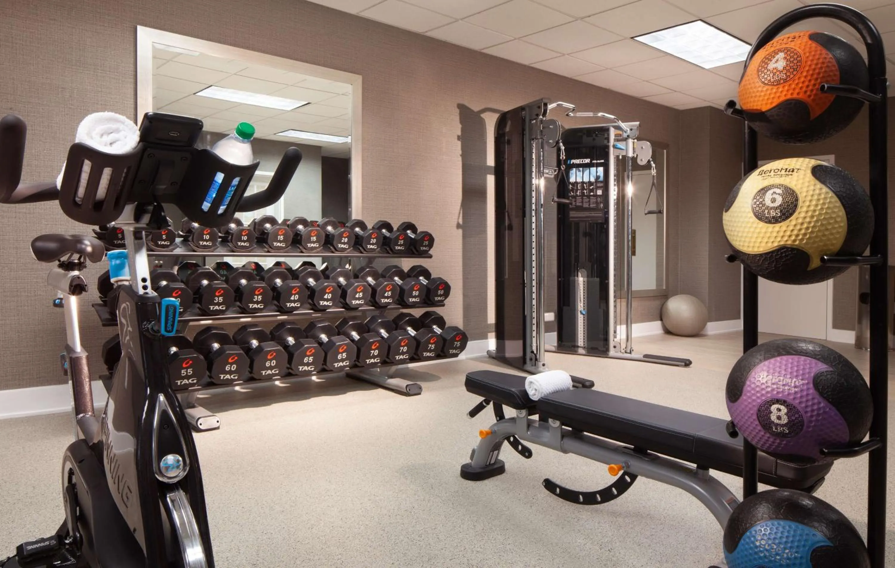Fitness centre/facilities in Hilton Atlanta/Marietta Hotel & Conference Center