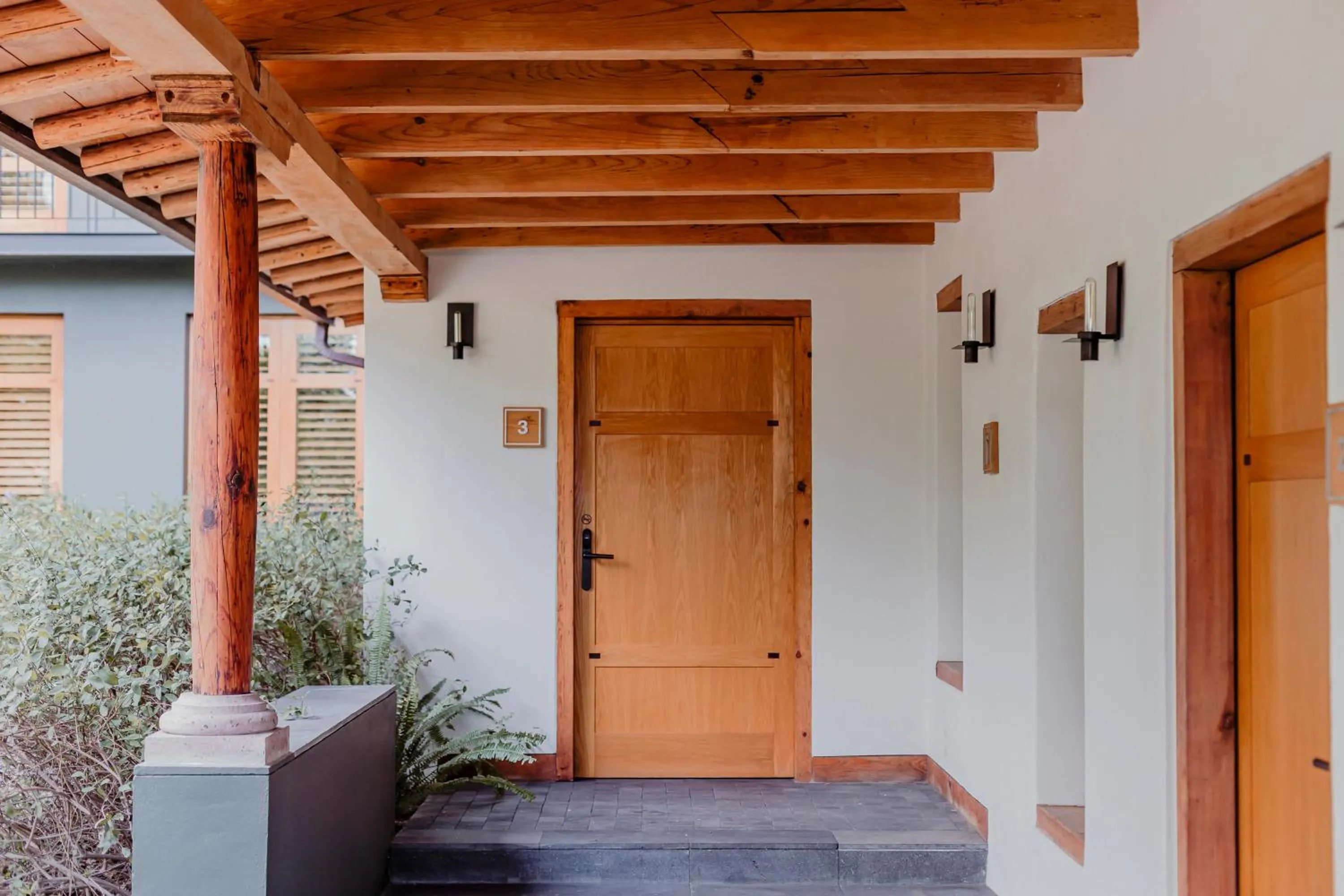 Garden view in La Casa Rodavento