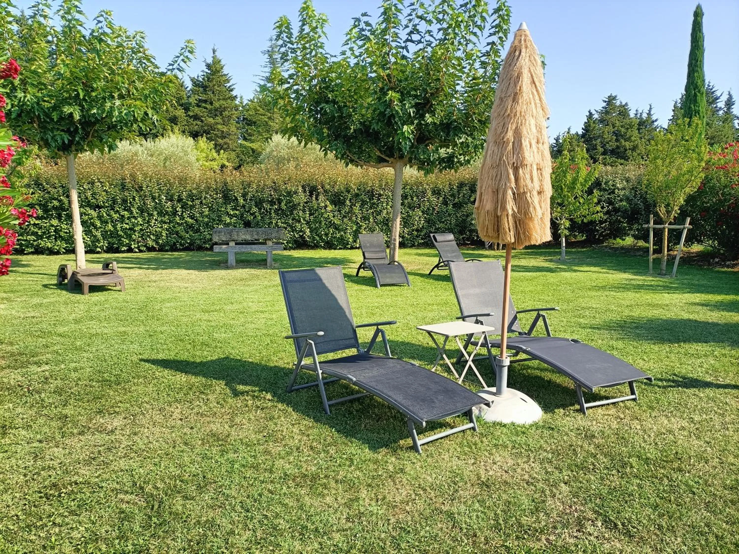 Garden in Le faré tchanqué chambre d'hôtes, parking gratuit sur place